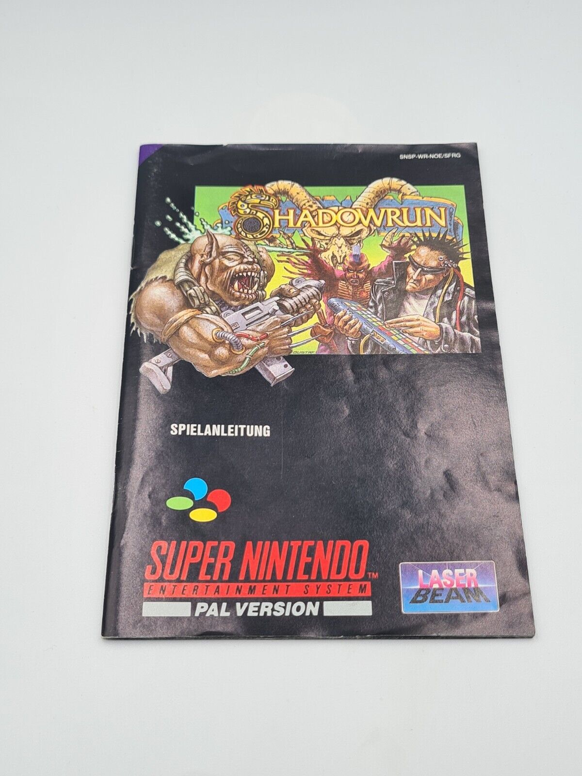 SNES Super Nintendo Shadowrun mit OVP und Anleitung NOE/SFRG - T-Retro-Games