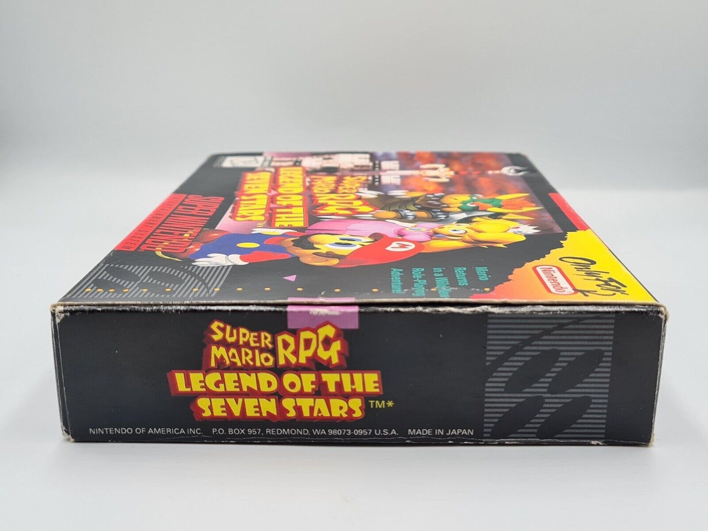 Super Nintendo Super Mario RPG Legend of The Seven Stars OVP + Anleitung USA