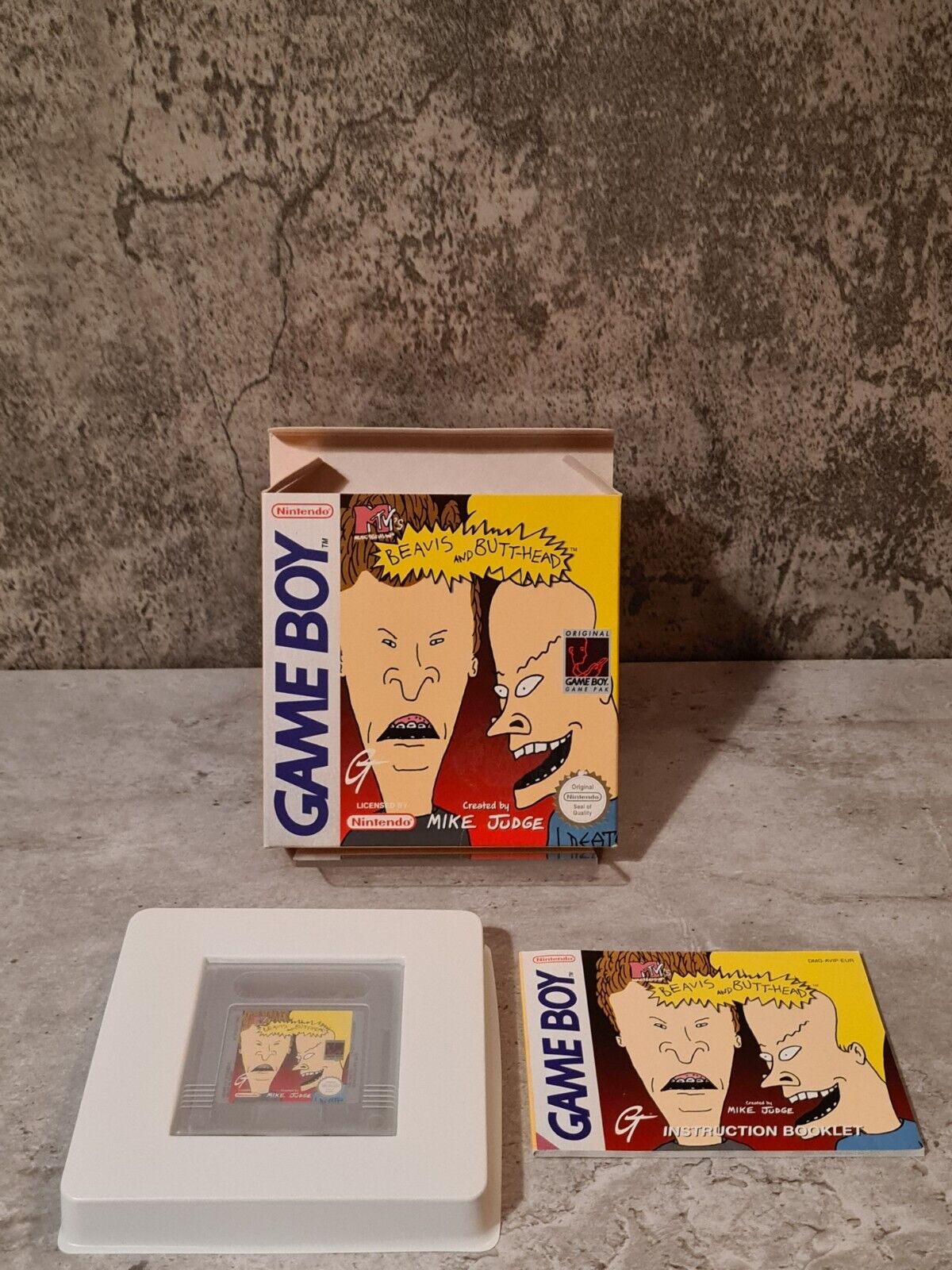 Nintendo Game Boy Classic Beavis and Butt-Head mit OVP und Anleitung EUR - T-Retro-Games