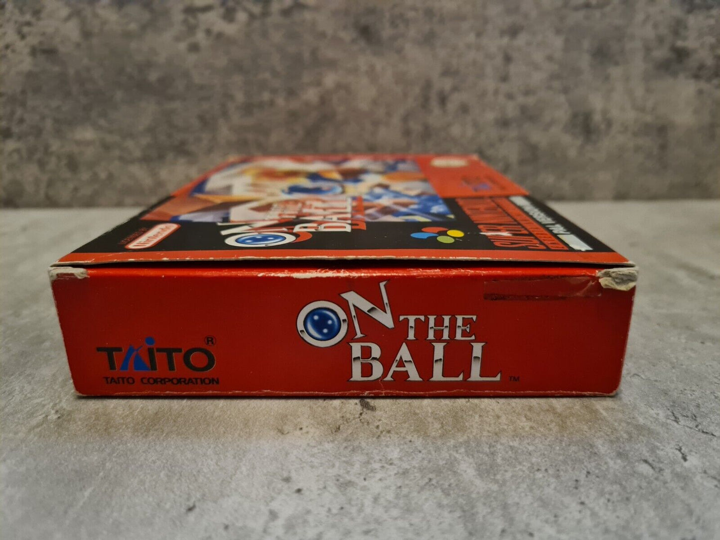 SNES Super Nintendo On The Ball mit OVP und Anleitung FRG - T-Retro-Games