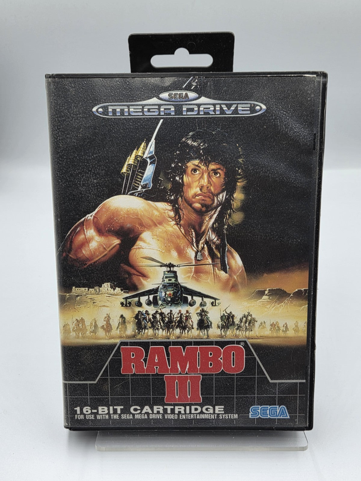 Sega Mega Drive Spiel Rambo III mit OVP und Anleitung Multi Language