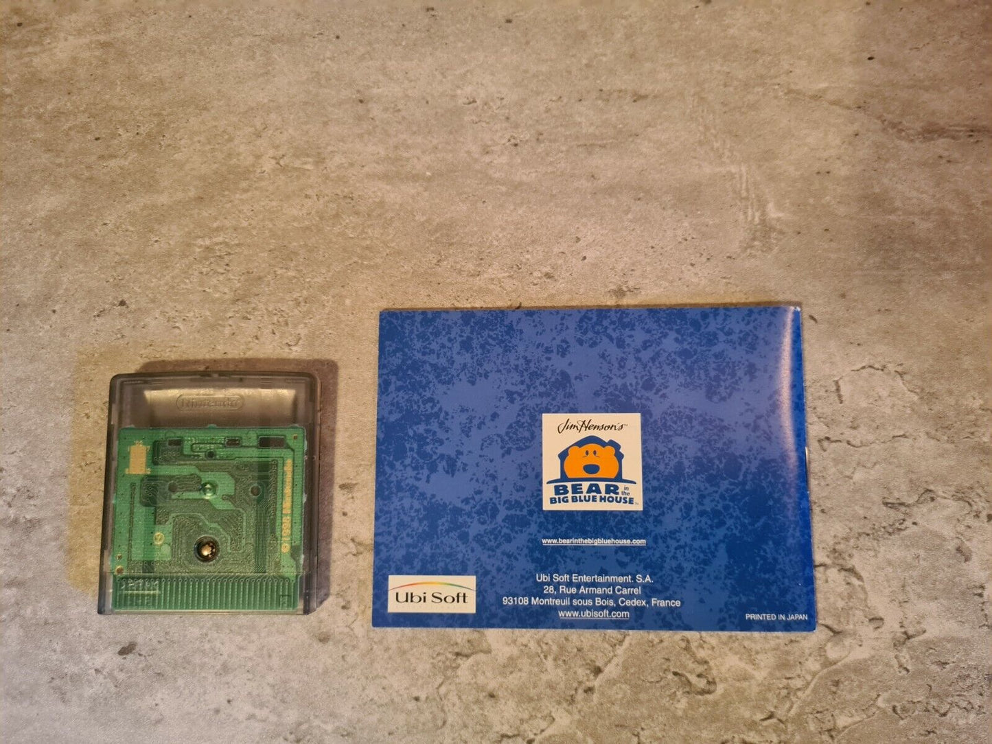 Nintendo Game Boy Color Bear in the Big Blue House mit OVP und Anleitung EUR - T-Retro-Games