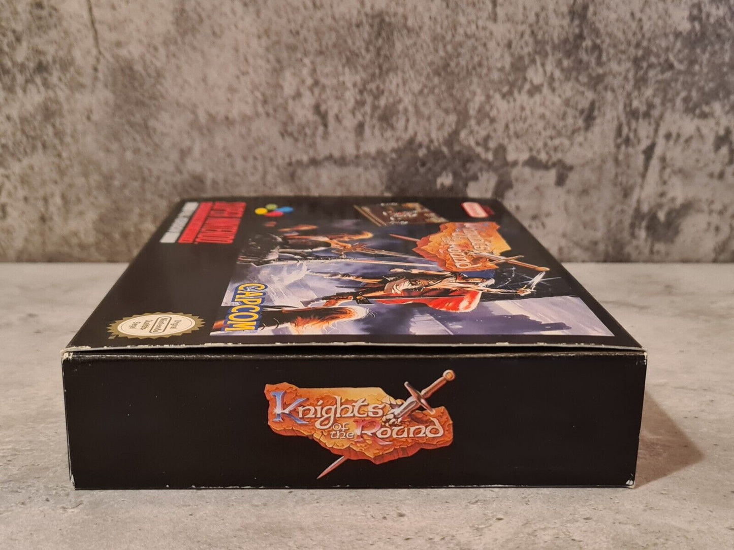 SNES Super Nintendo Knights of The Round mit OVP und Anleitung NOE - T-Retro-Games