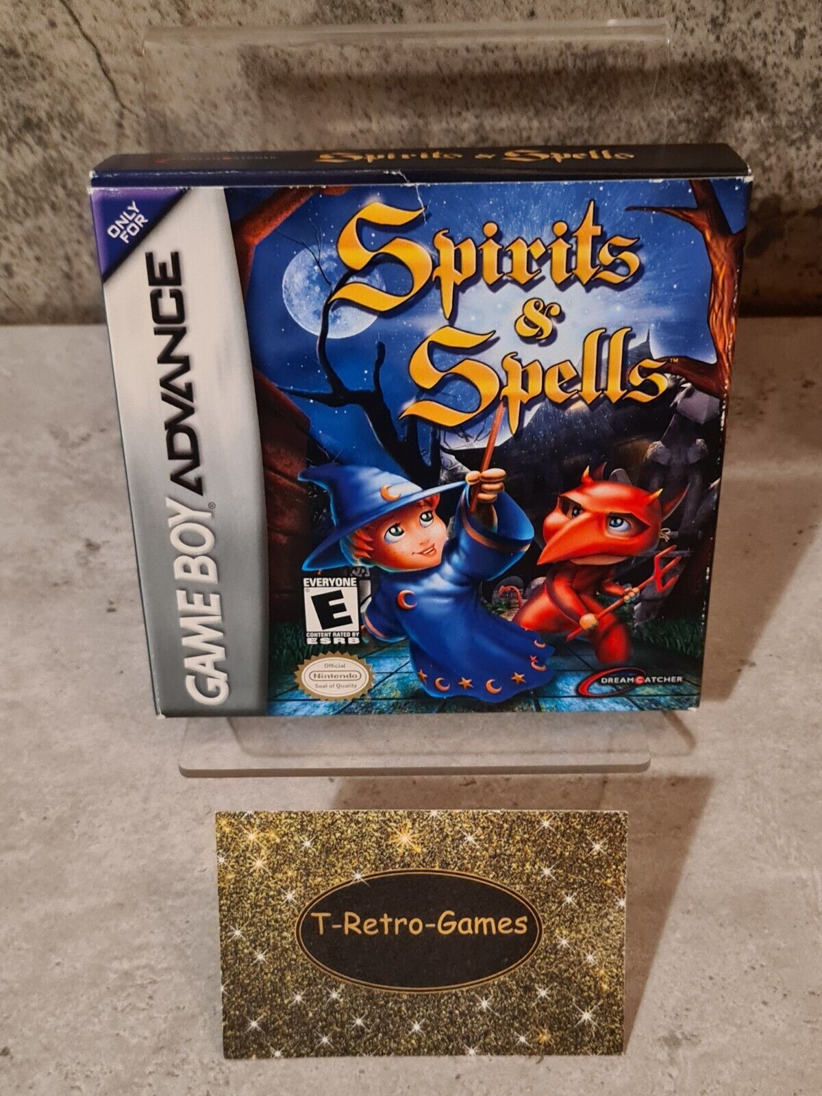 Nintendo Game Boy Advance Spirits & Spells mit OVP und Anleitung USA - T-Retro-Games