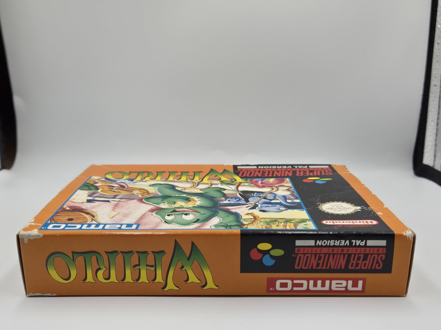 SNES Super Nintendo Whirlo mit OVP und Anleitung ESP