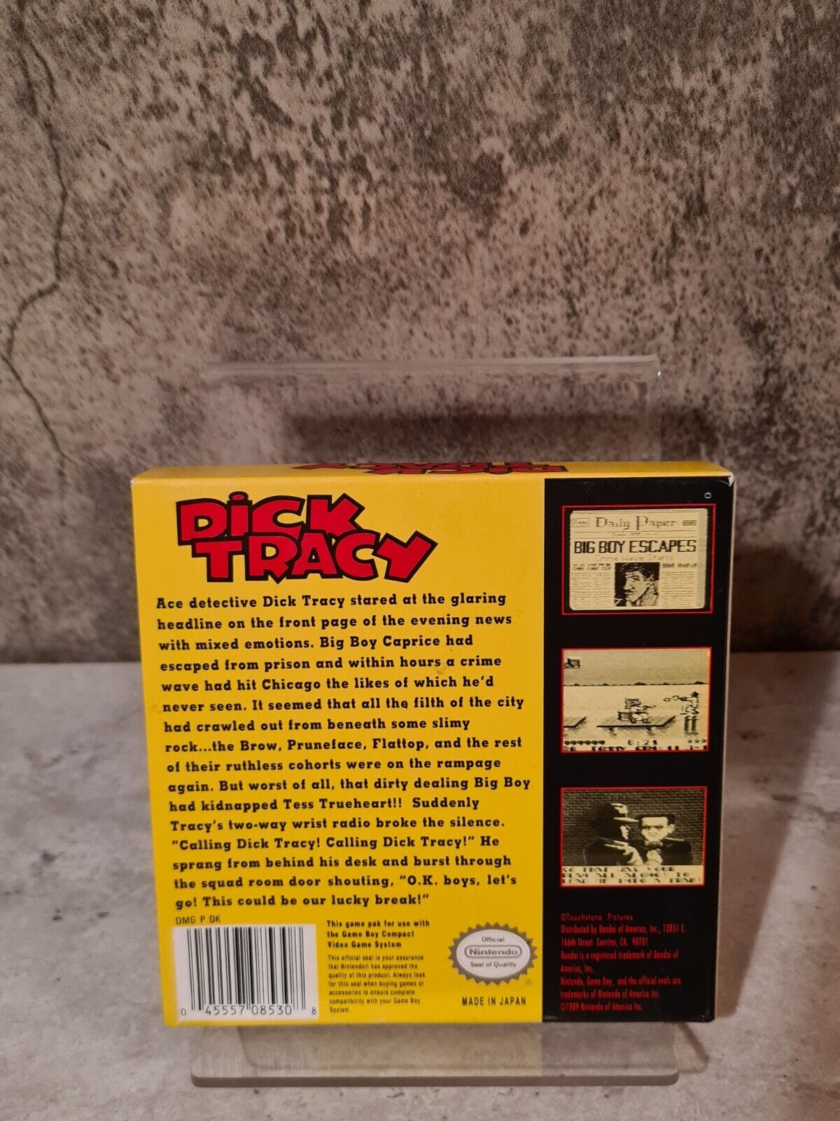 Nintendo Game Boy Classic Dick Tracy mit OVP und Anleitung USA - T-Retro-Games