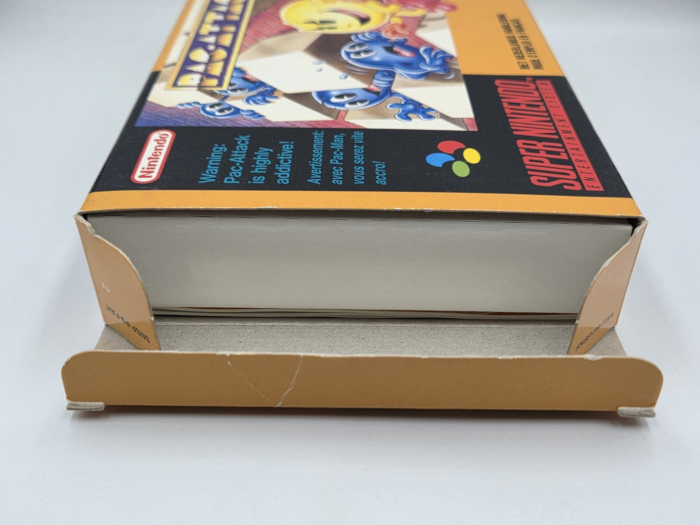 SNES Super Nintendo Pac-Attack mit OVP und Anleitung FAH