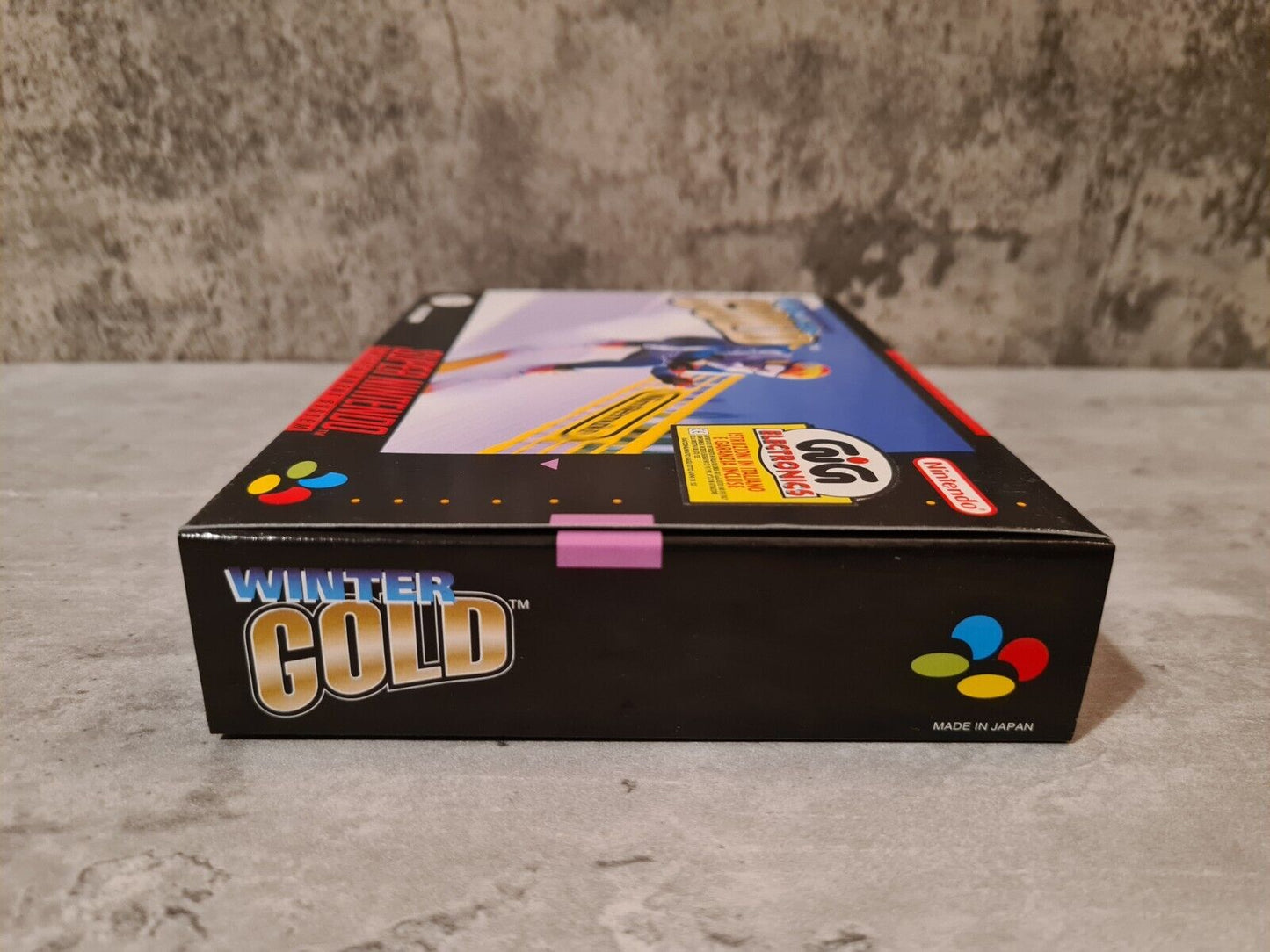 SNES Super Nintendo Winter Gold New Old Stock Neu unbenutzt - T-Retro-Games