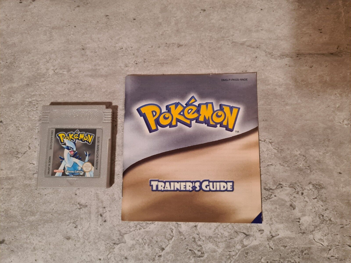 Nintendo Game Boy Color Pokemon Silberne Edition mit OVP und Anleitung NOE - T-Retro-Games