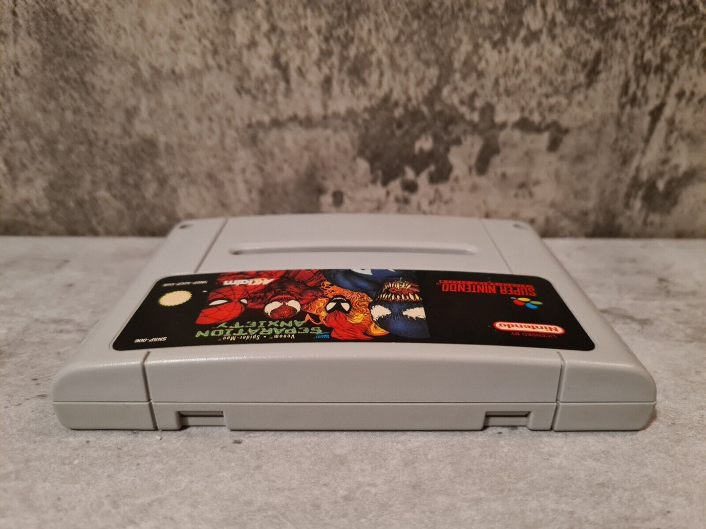 SNES Super Nintendo Venom Spider-Man Separation Anxiety Modul EUR - T-Retro-Games