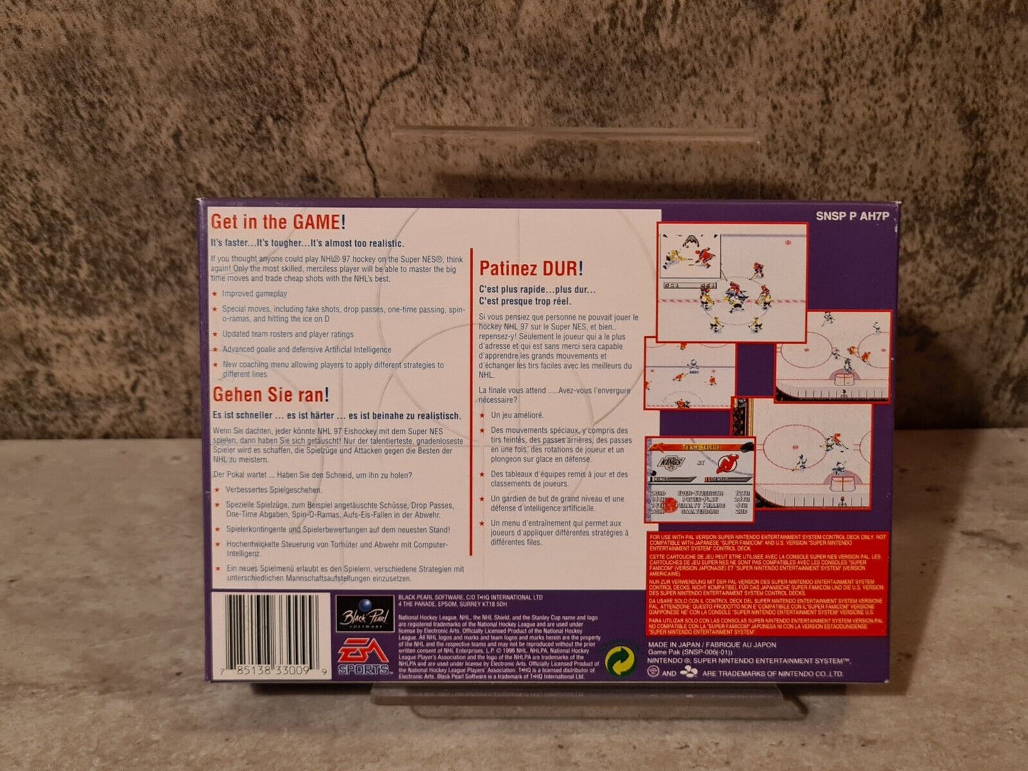 SNES Super Nintendo NHL 97 New Old Stock Neu unbenutzt - T-Retro-Games