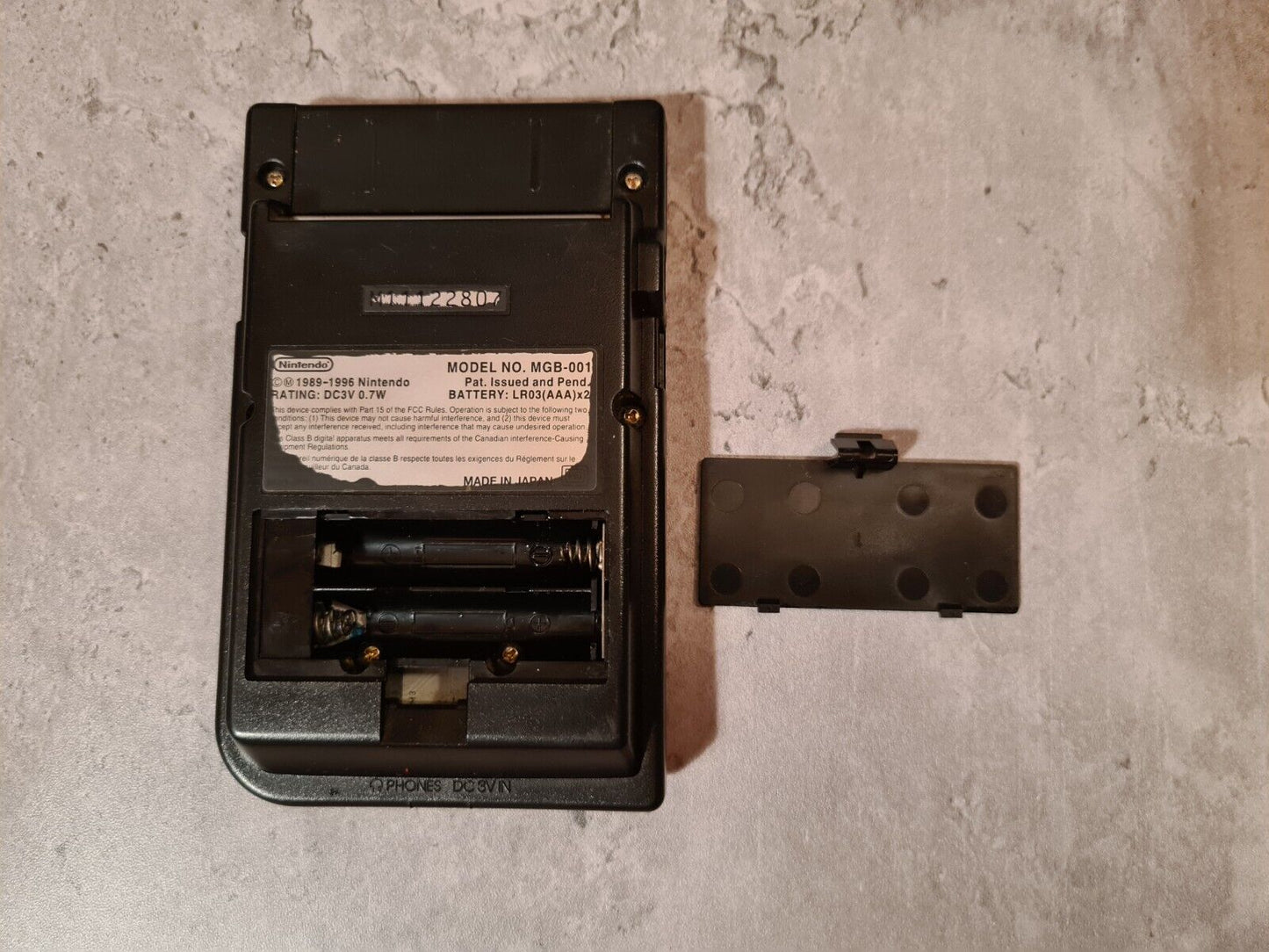 Nintendo Game Boy Pocket OVP Console Konsole Japan MGB-001 Schwarz Black - T-Retro-Games