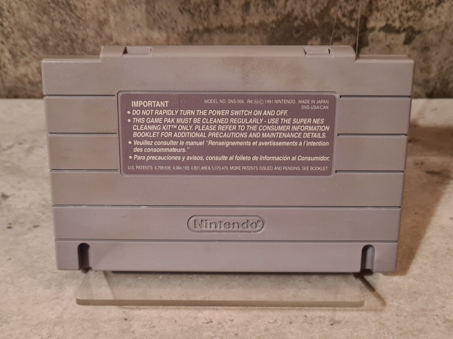 SNES Super Nintendo Top Gear NTSC USA Modul - T-Retro-Games