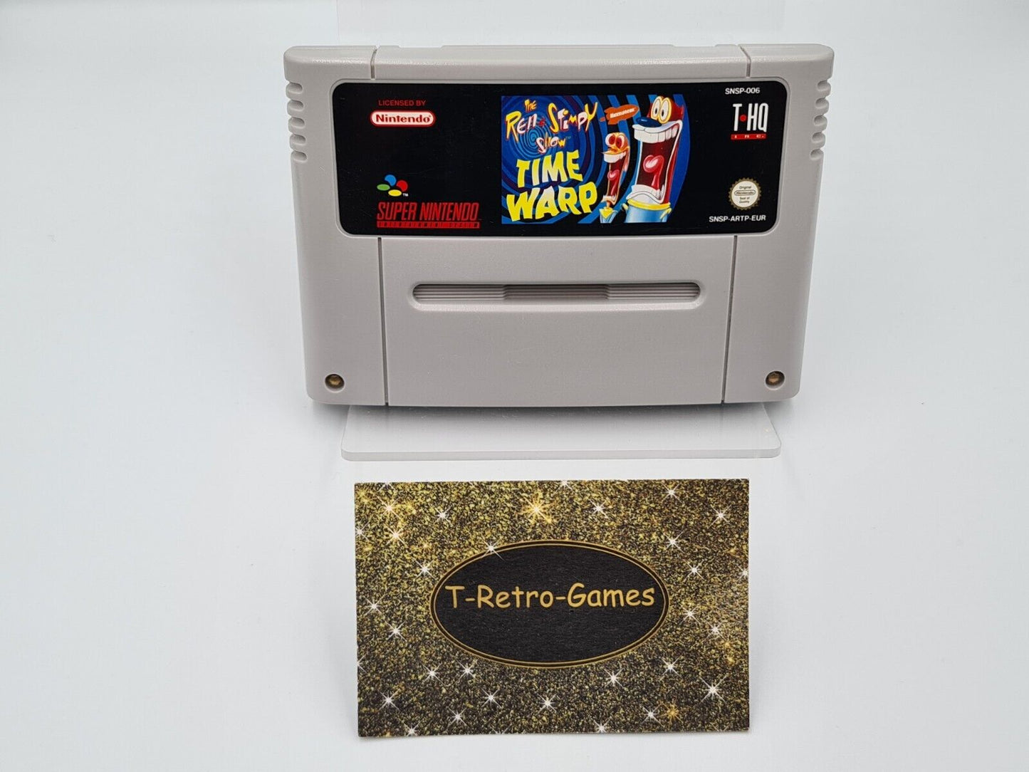 SNES Super Nintendo The Ren & Stimpy Show Time Warp Modul EUR - T-Retro-Games