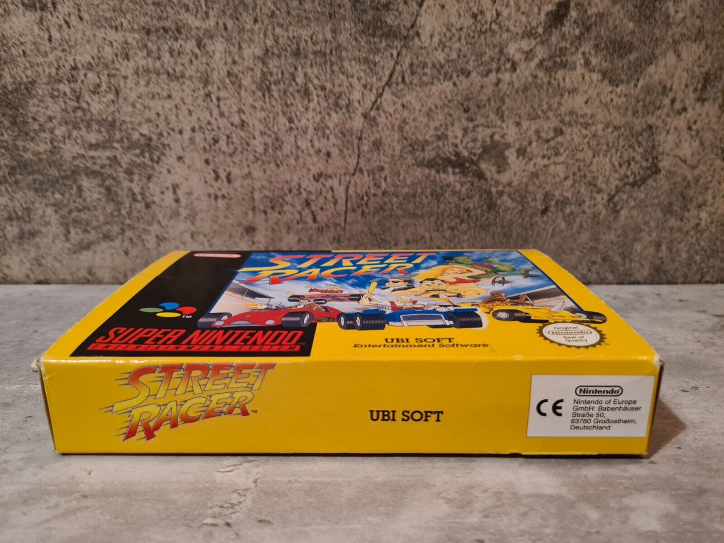 SNES Super Nintendo Street Racer mit OVP und Anleitung + Poster EUR - T-Retro-Games