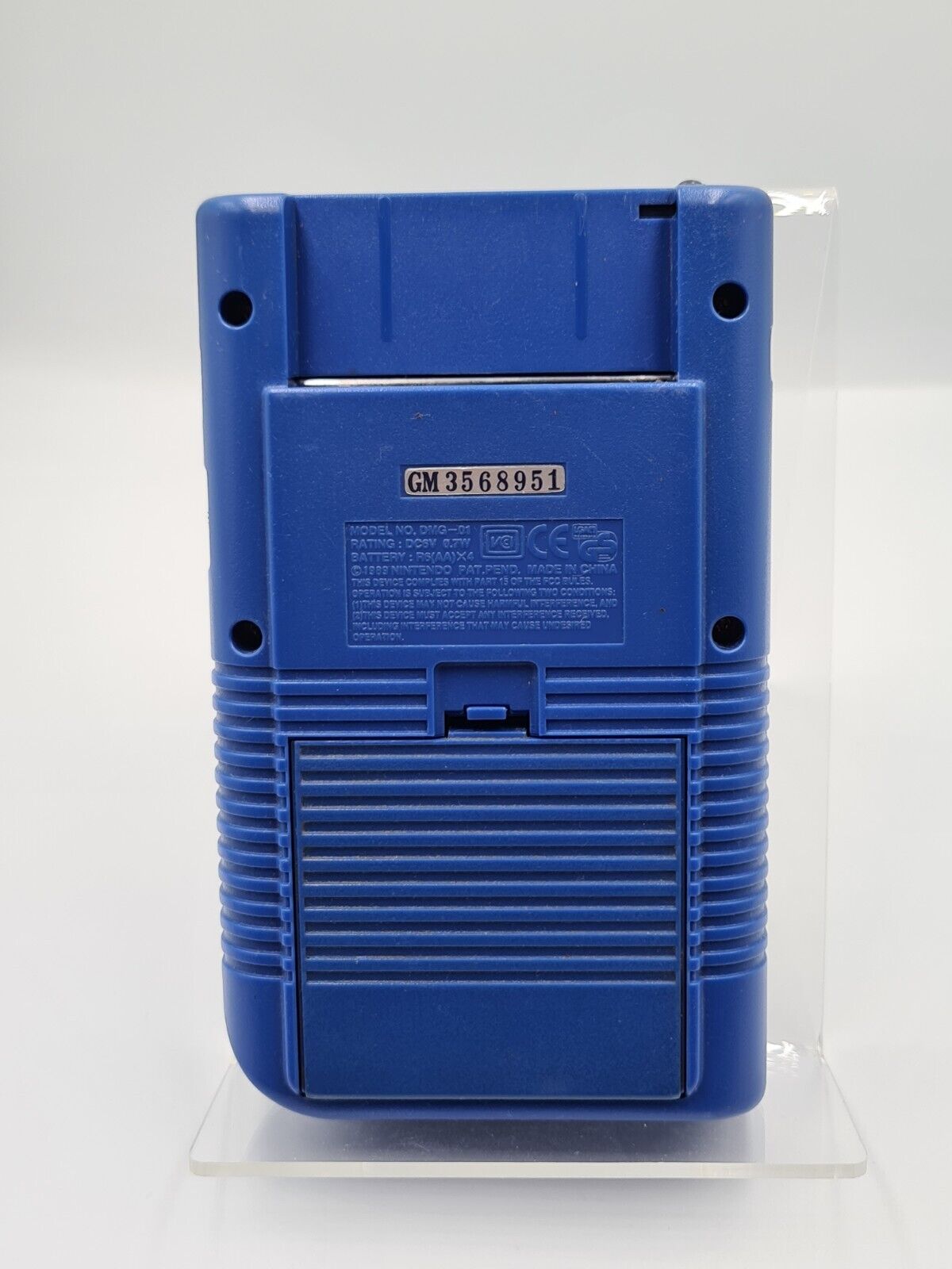 Nintendo Game Boy Classic Blau Blue Konsole Console mit Case Play it Loud - T-Retro-Games