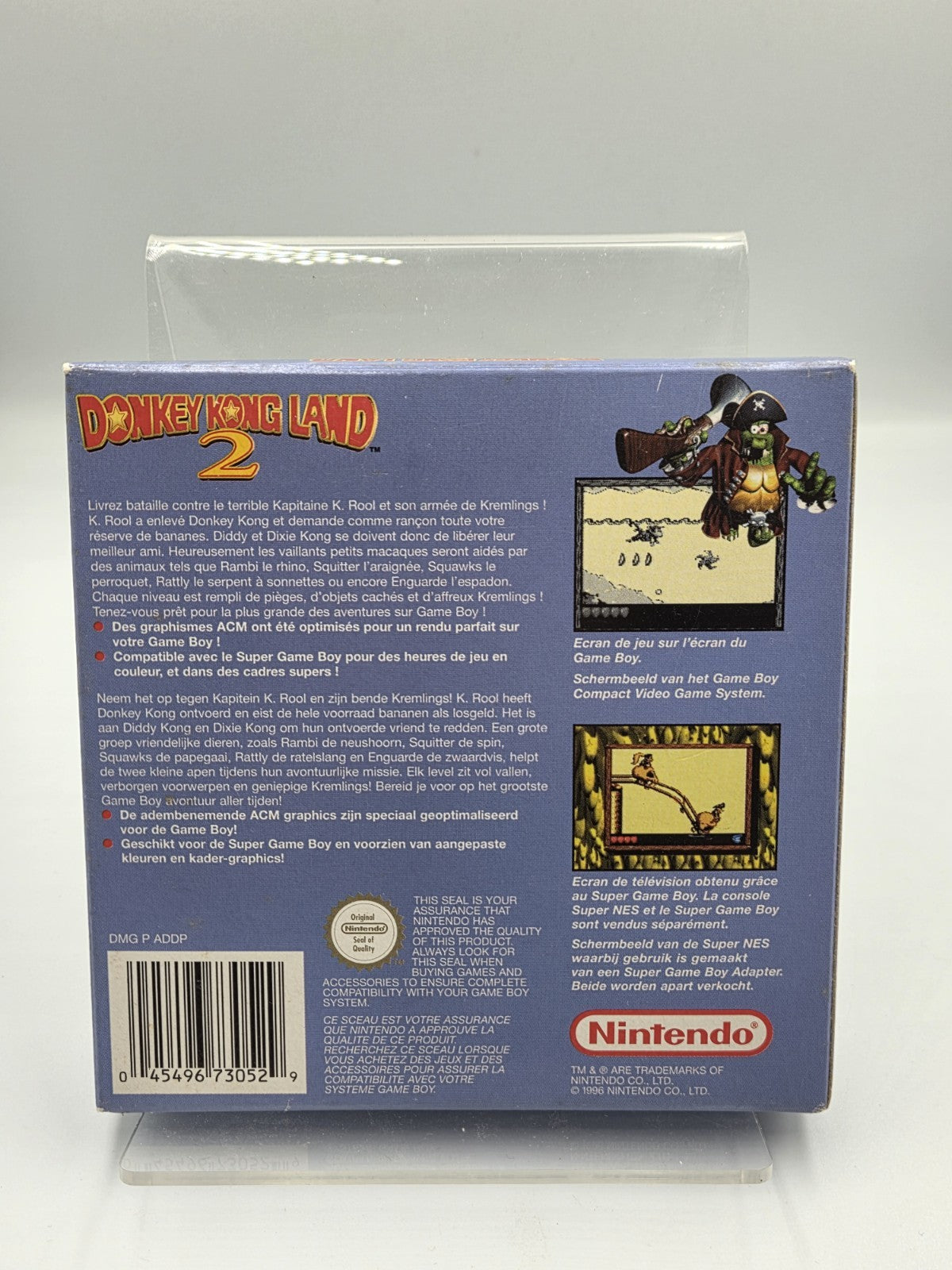 Nintendo Game Boy Classic Spiel Donkey Kong Land 2 mit OVP und Anleitung FAH