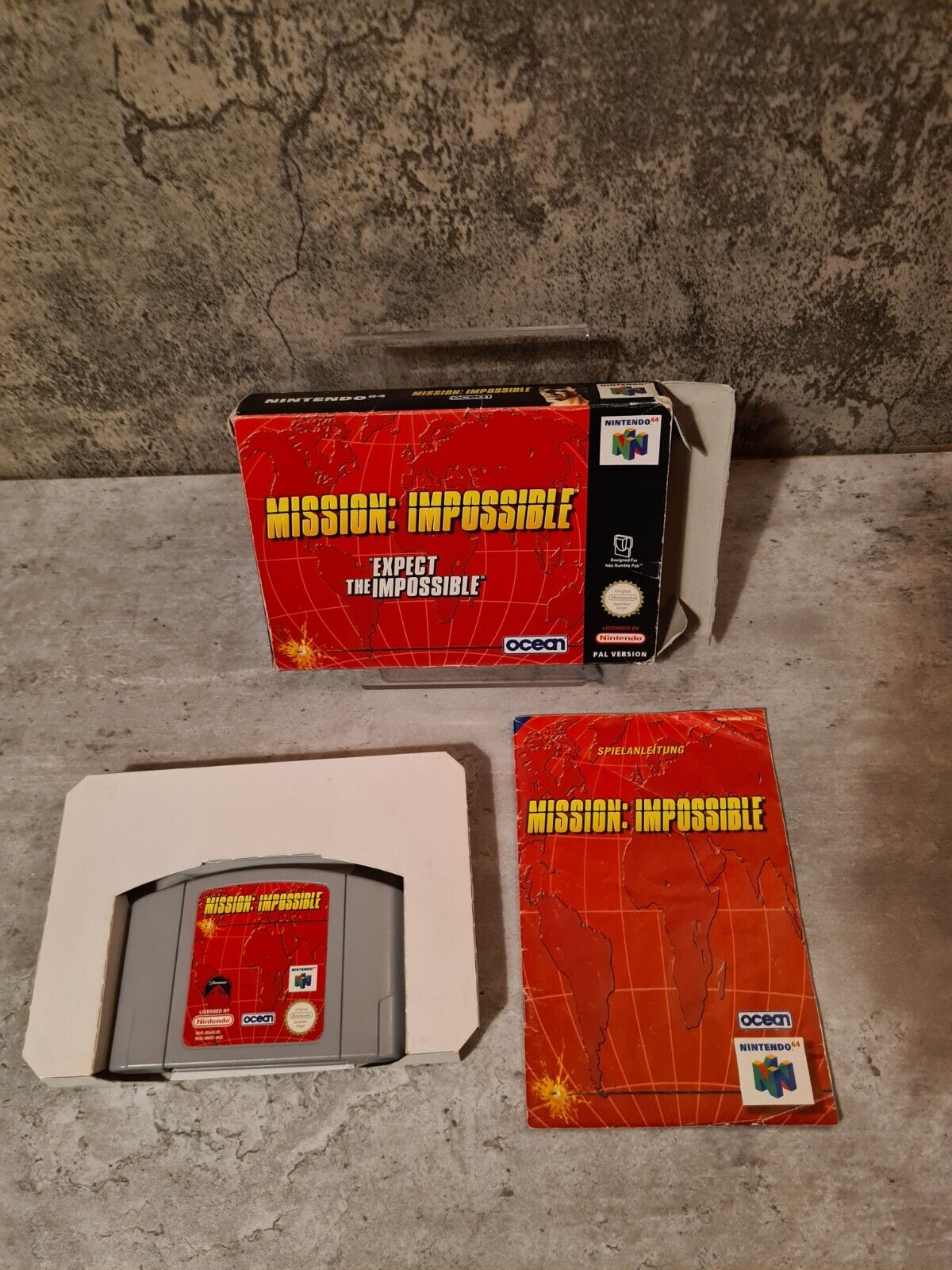 N64 Nintendo 64 Mission : Impossible mit OVP und Anleitung NOE - T-Retro-Games