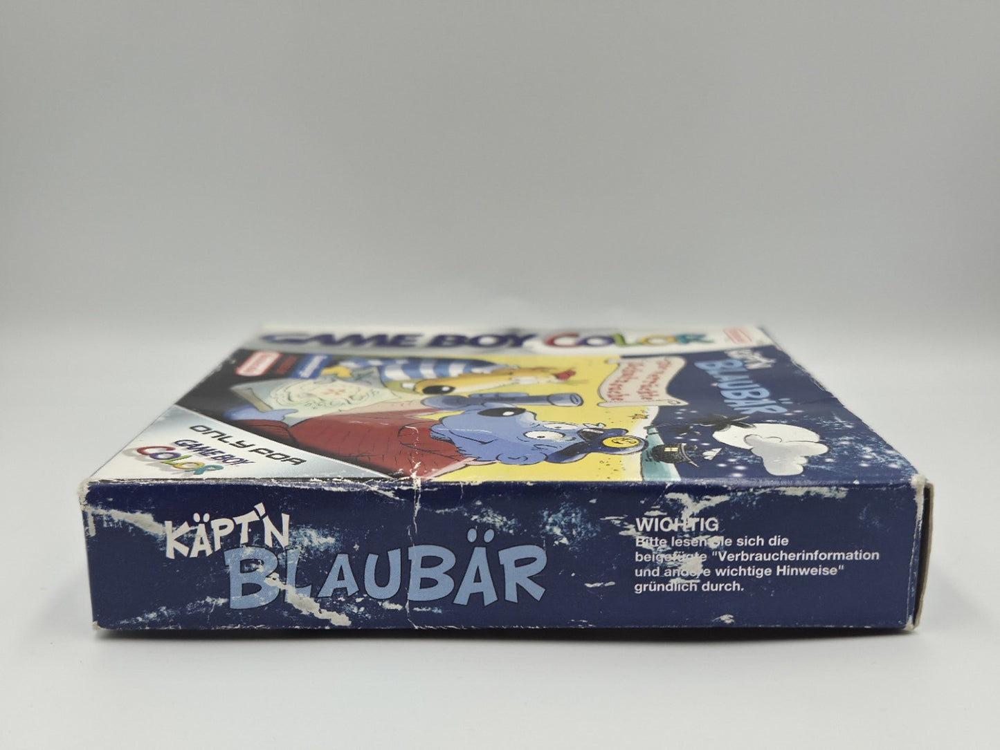 Game Boy Color Käpt'n Blaubär Die verrückte Schatzsuche mit OVP + Anleitung NOE