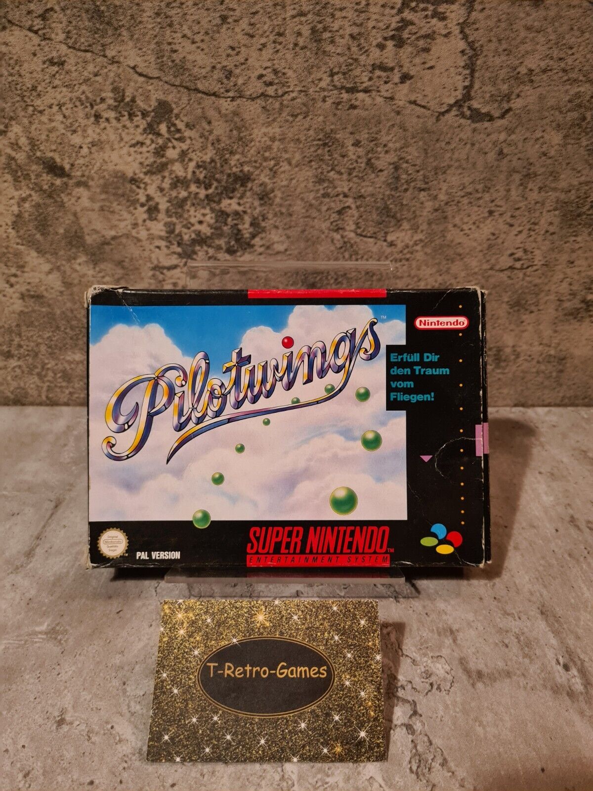 SNES Super Nintendo Pilotwings mit OVP und Anleitung NOE - T-Retro-Games