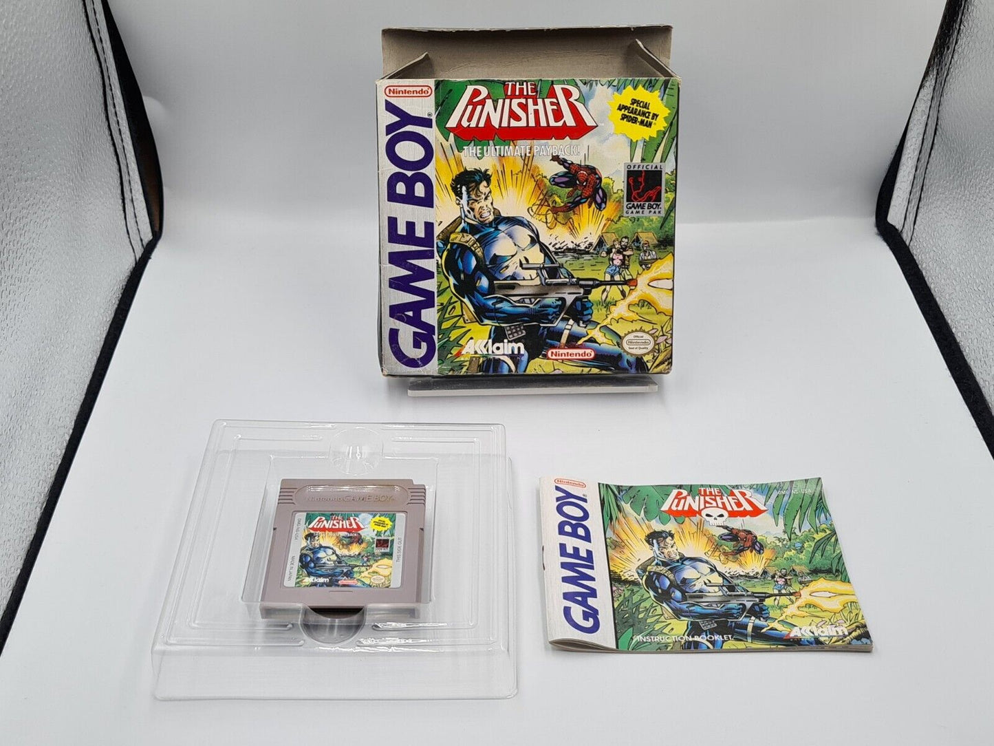 Nintendo Game Boy Classic The Punisher mit OVP und Anleitung USA - T-Retro-Games