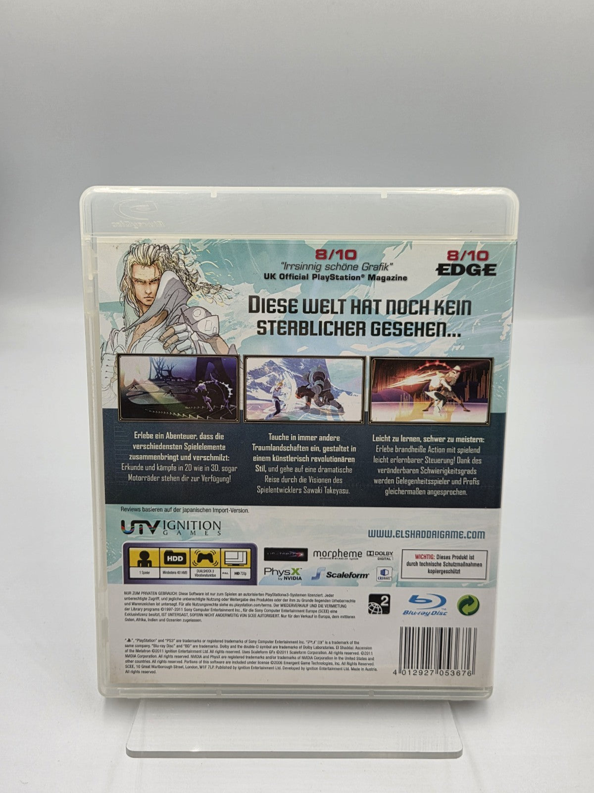 PS3 Playstation 3 El Shaddai Ascension of the Metatron mit OVP + Anleitung