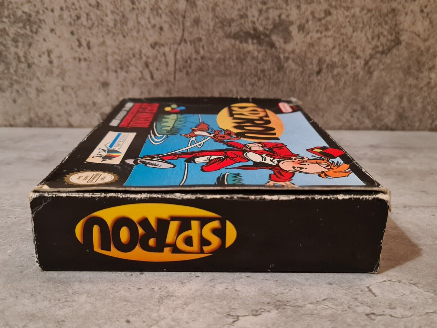 SNES Super Nintendo Spirou / Robbedoes mit OVP und Anleitung NOE - T-Retro-Games