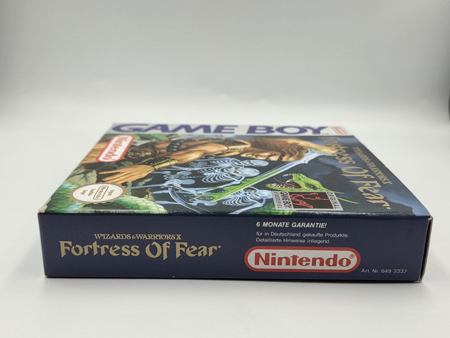 Game Boy Classic Wizards & Warriors x Fortress of Fear mit OVP und Anleitung NOE