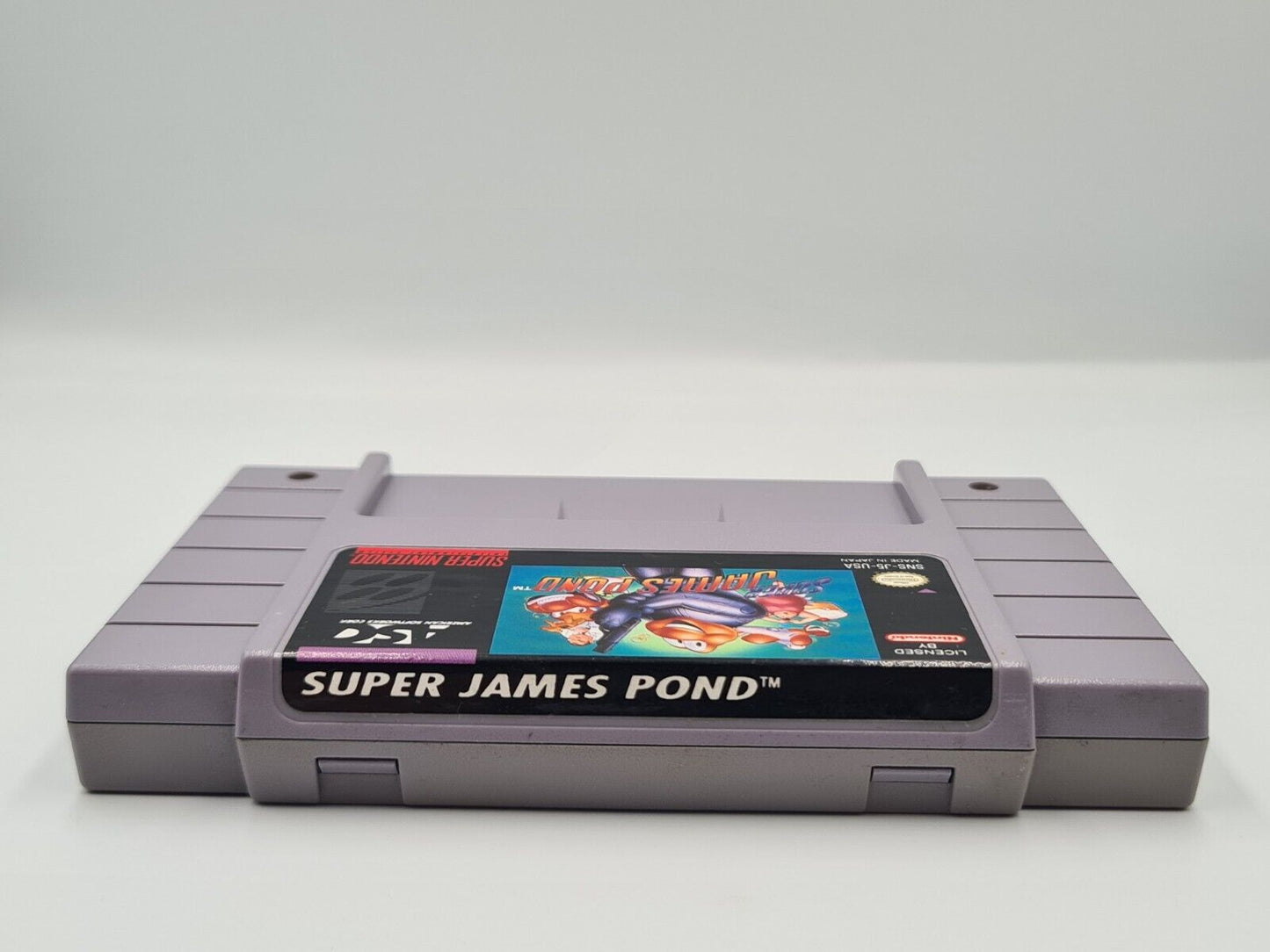 SNES Super Nintendo Super James Pond NTSC USA Modul - T-Retro-Games