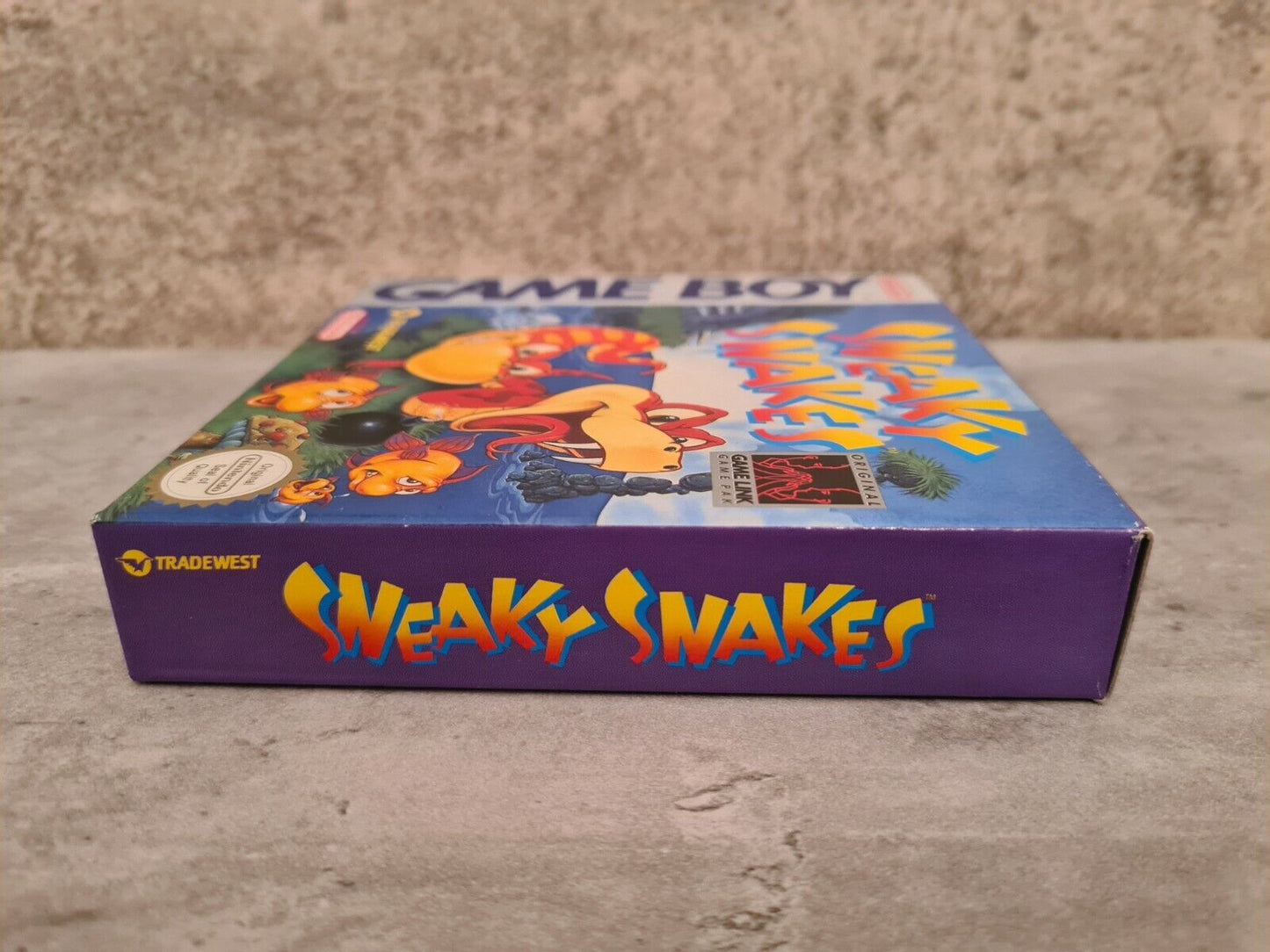 Nintendo Game Boy Classic Sneaky Snakes mit OVP und Anleitung SCN - T-Retro-Games
