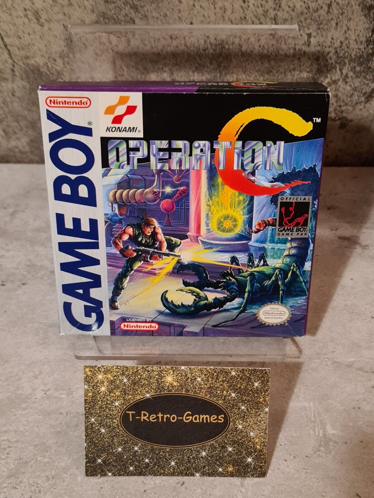 Nintendo Game Boy Classic Operation C mit OVP und Anleitung USA - T-Retro-Games