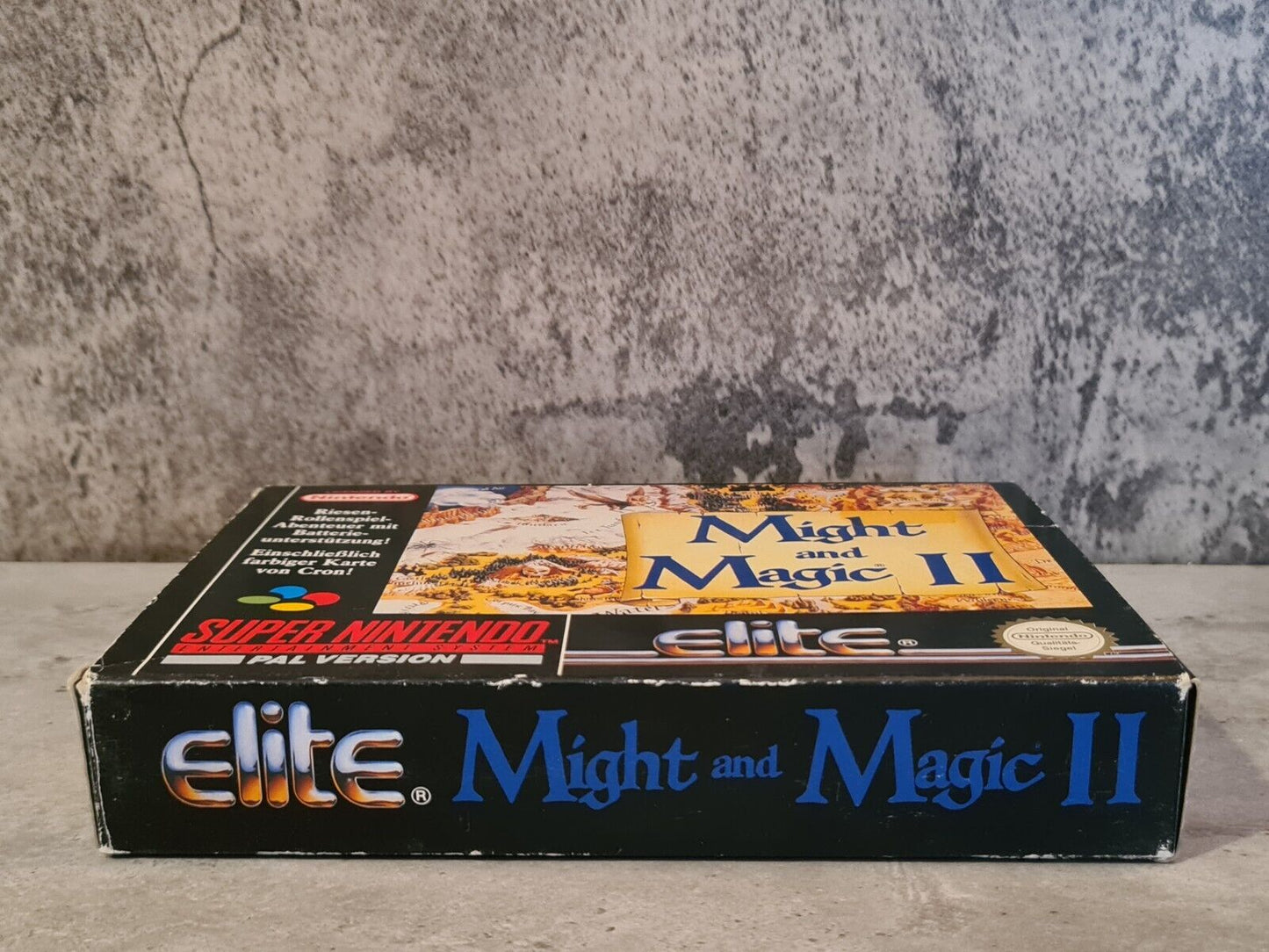 SNES Super Nintendo Might and Magic II mit OVP und Anleitung NOE/SFRG - T-Retro-Games