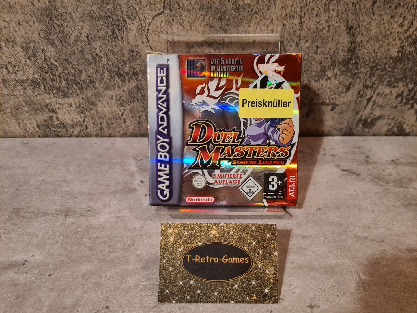 Gameboy Advance Duel Masters Sempai Legends mit OVP und Anleitung + Karten NOE - T-Retro-Games