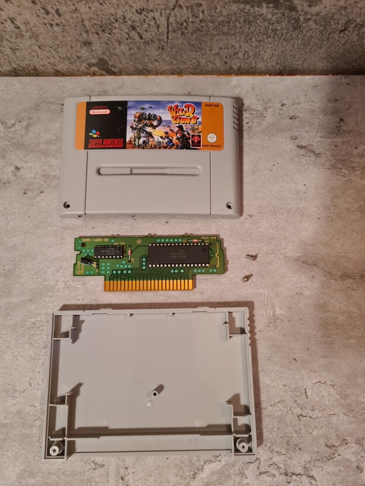 SNES Super Nintendo Wild Guns mit OVP und Anleitung EUR