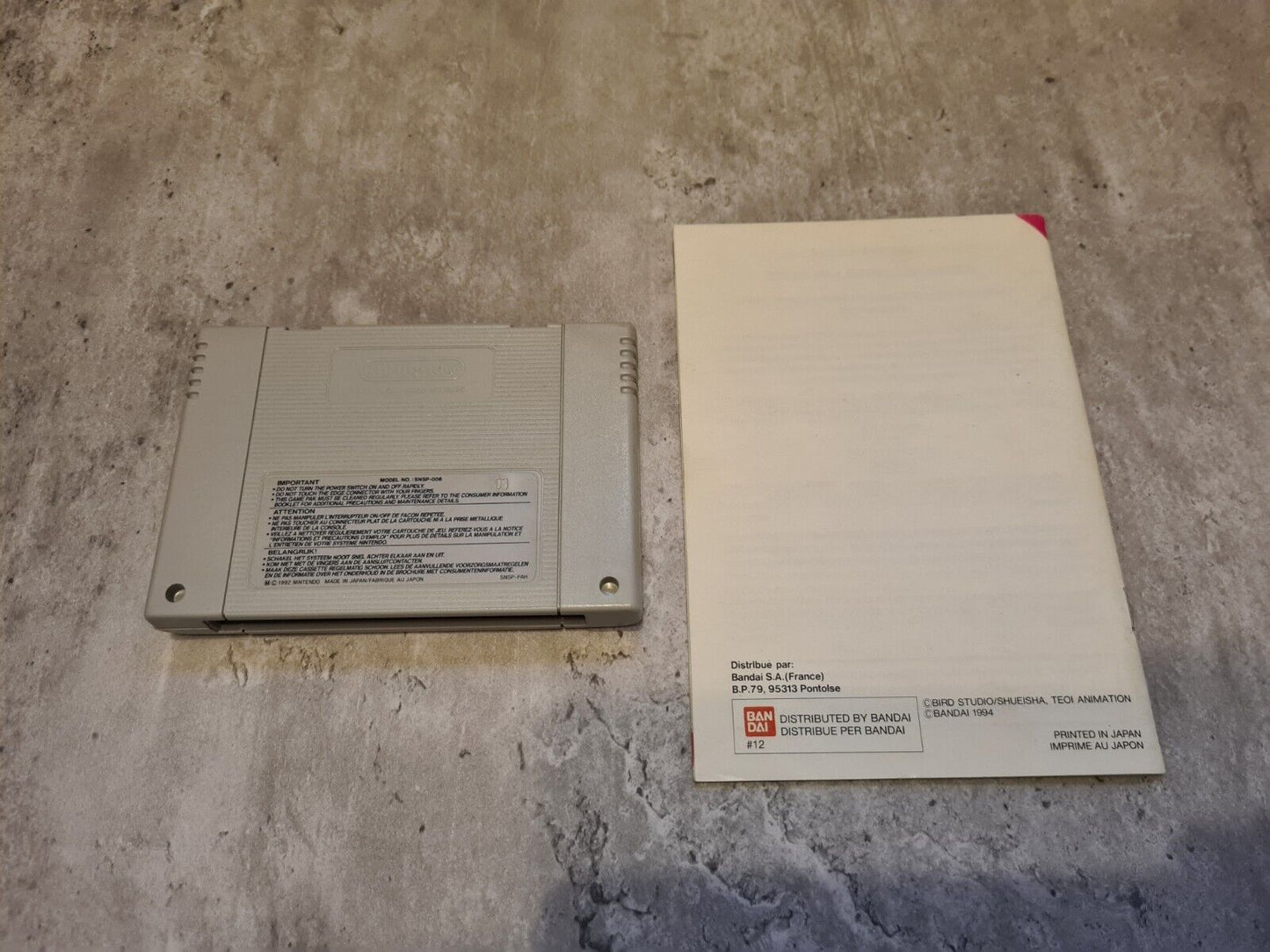 SNES Super Nintendo Dragon Ball Z Ultime Menace mit OVP und Anleitung FRA - T-Retro-Games