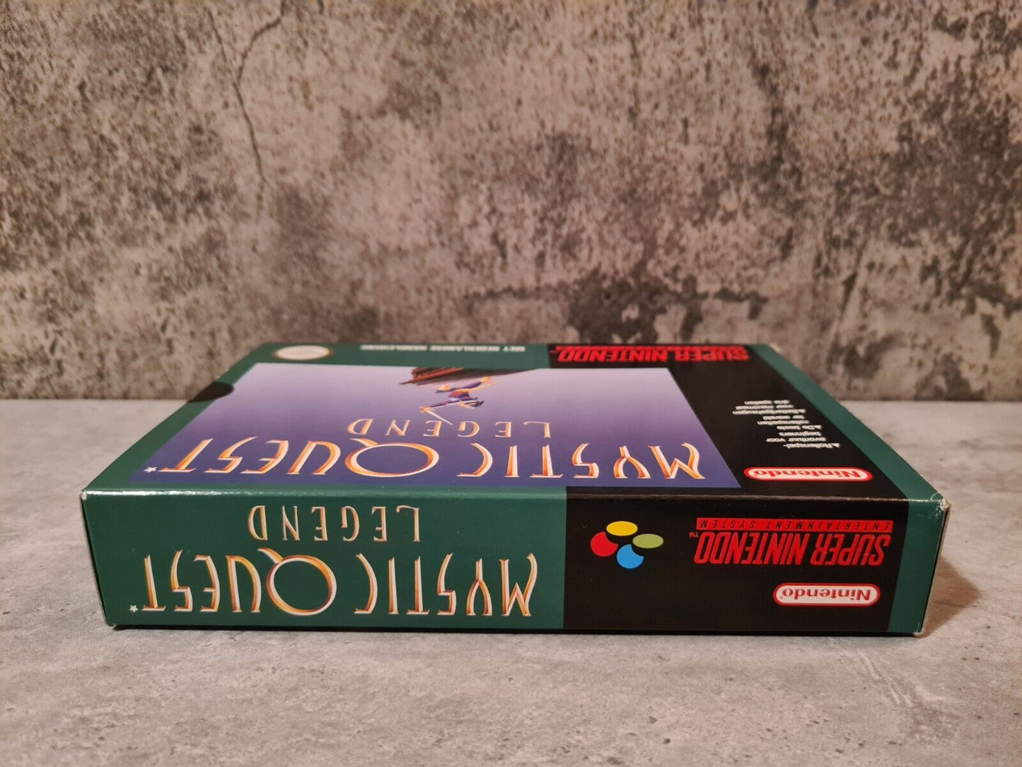 SNES Super Nintendo Mystic Quest Legend mit OVP und Anleitung + Poster HOL - T-Retro-Games