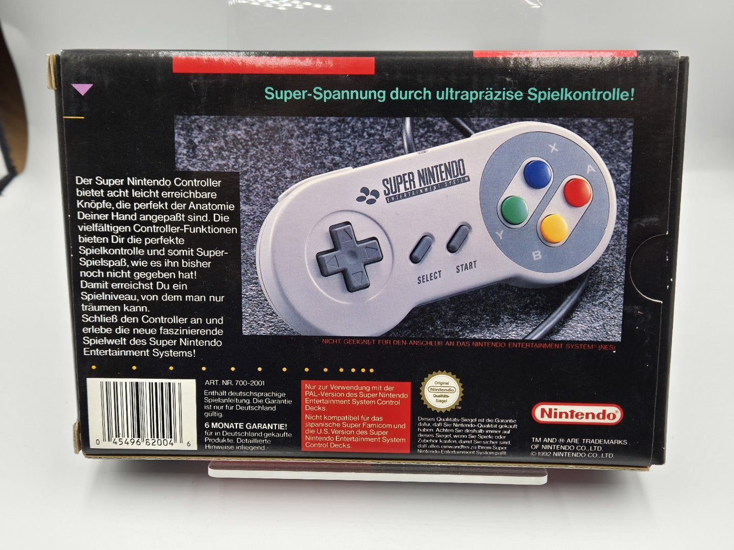 SNES Super Nintendo Controller OVP