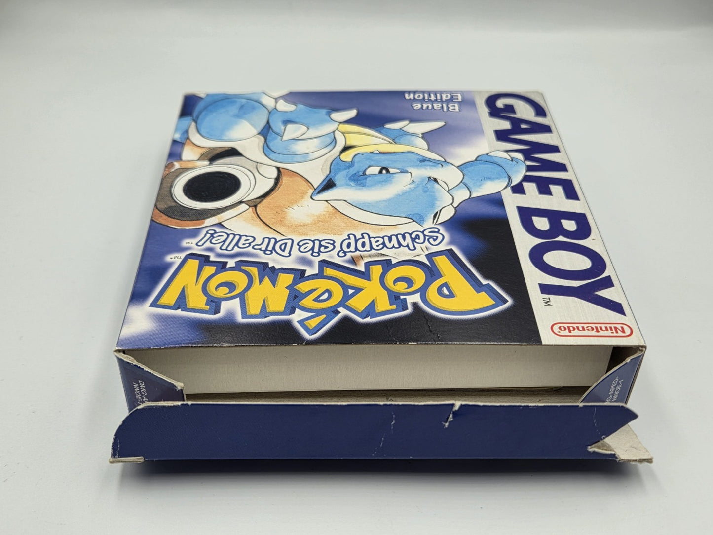 Nintendo Game Boy Pokemon Blaue Edition mit OVP und Anleitung NOE