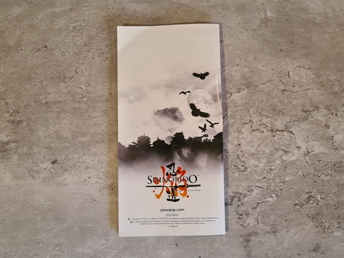 Sony PSP Spiel Shinobido Geschichten des Ninja mit OVP und Anleitung Deutsch - T-Retro-Games