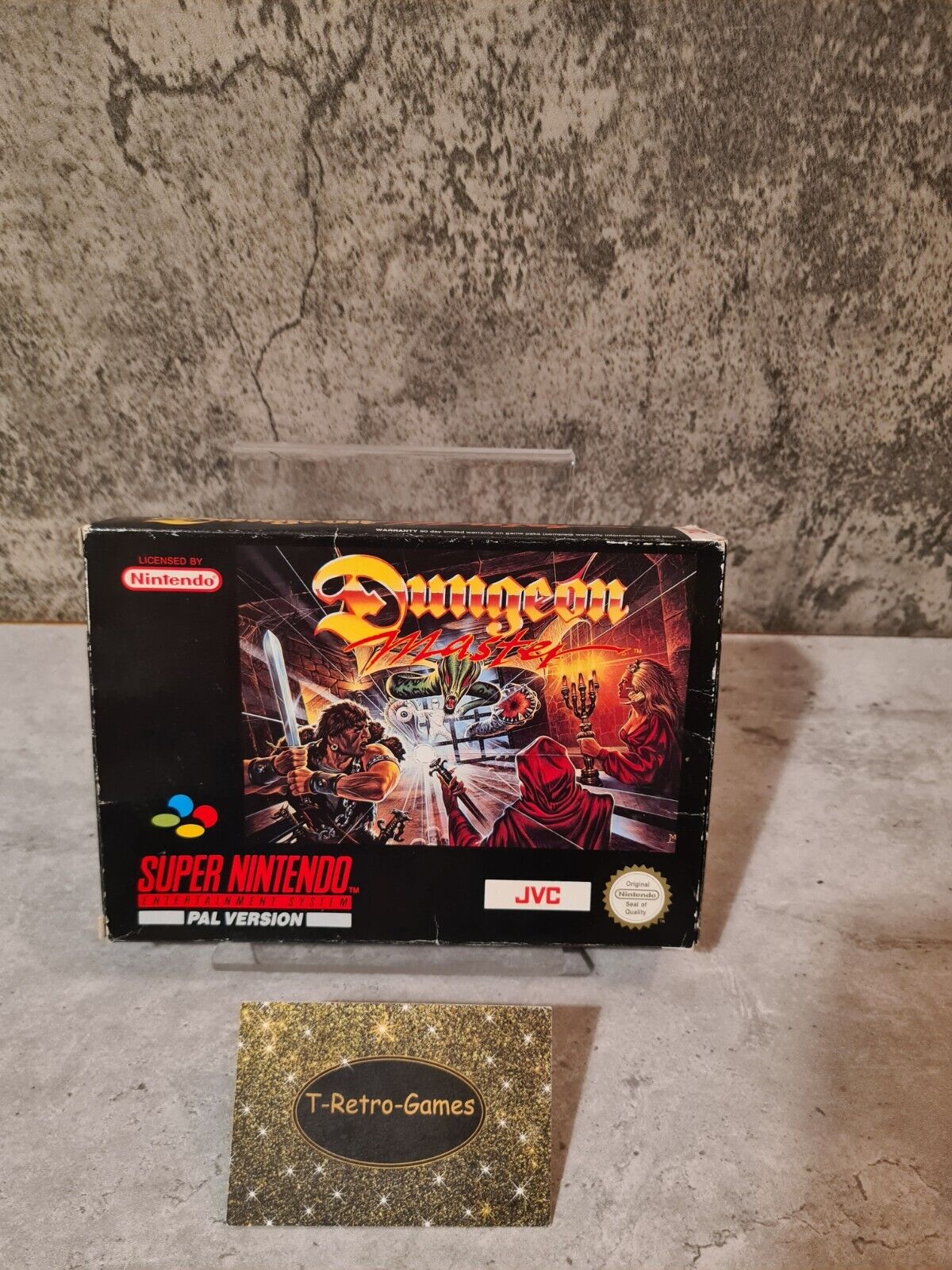 SNES Super Nintendo Dungeon Master mit OVP und Anleitung UKV - T-Retro-Games