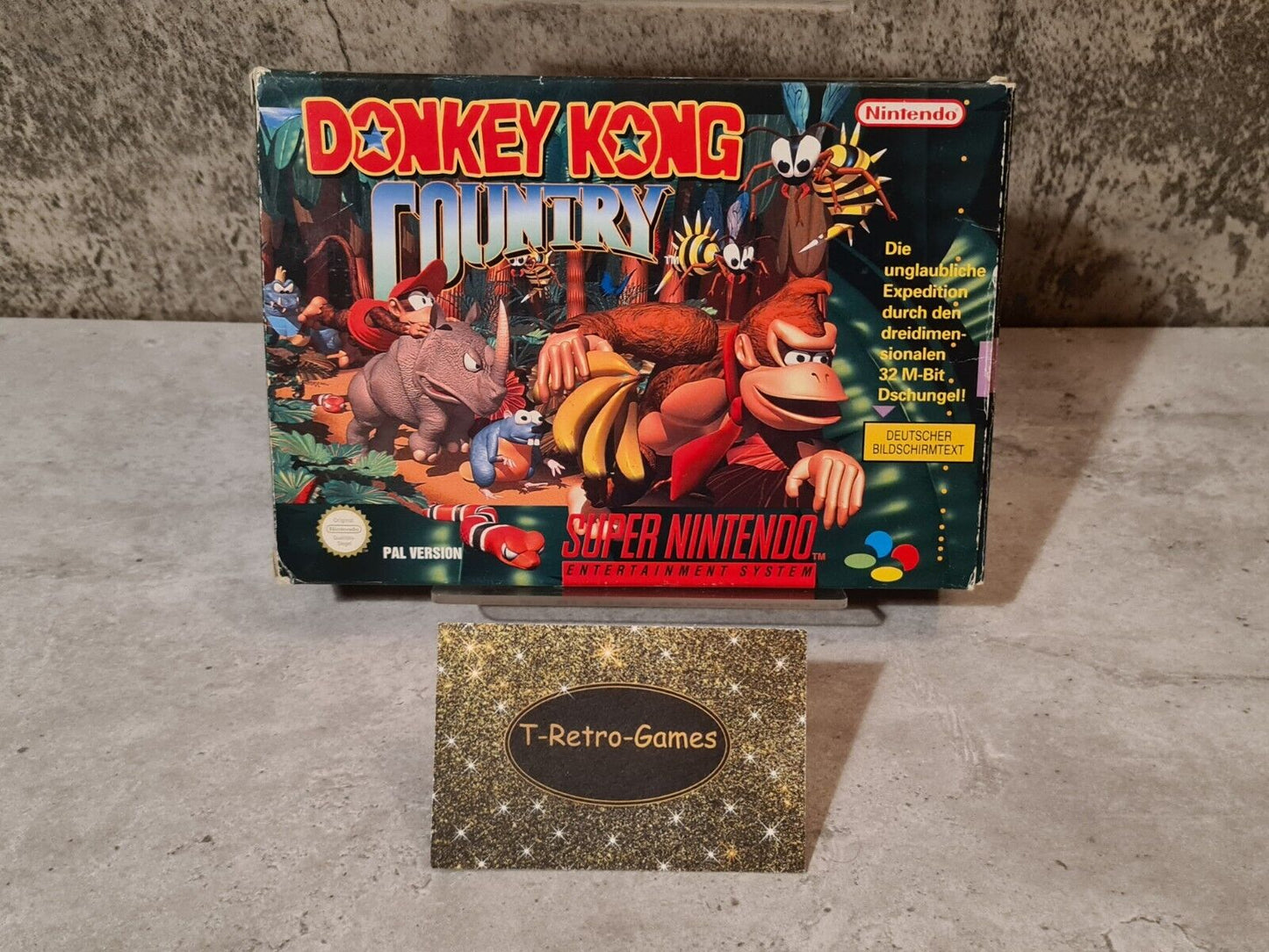 SNES Super Nintendo Donkey Kong Country mit OVP und Anleitung NOE - T-Retro-Games