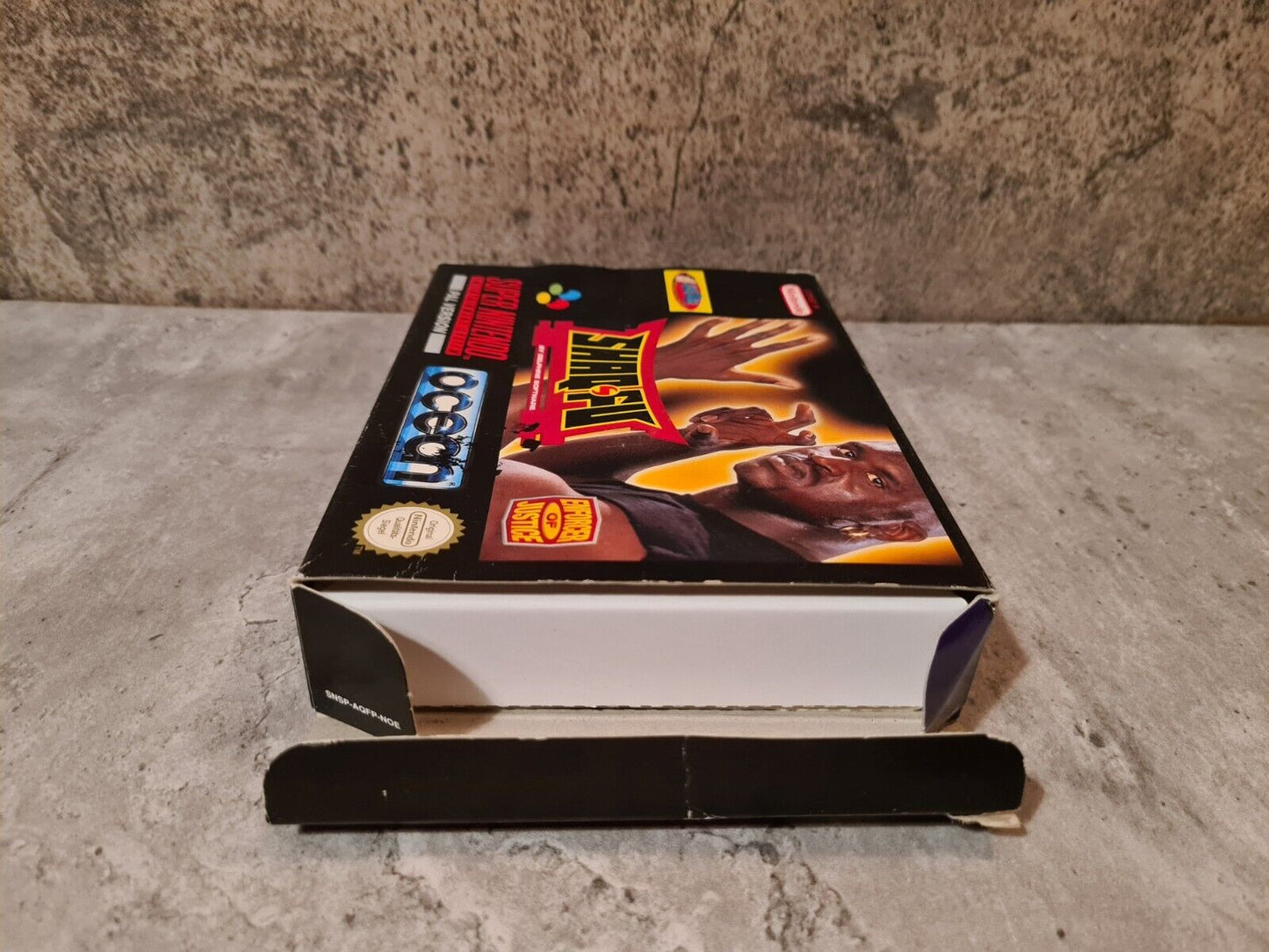 SNES Super Nintendo Shaq-Fu mit OVP und Anleitung NOE - T-Retro-Games