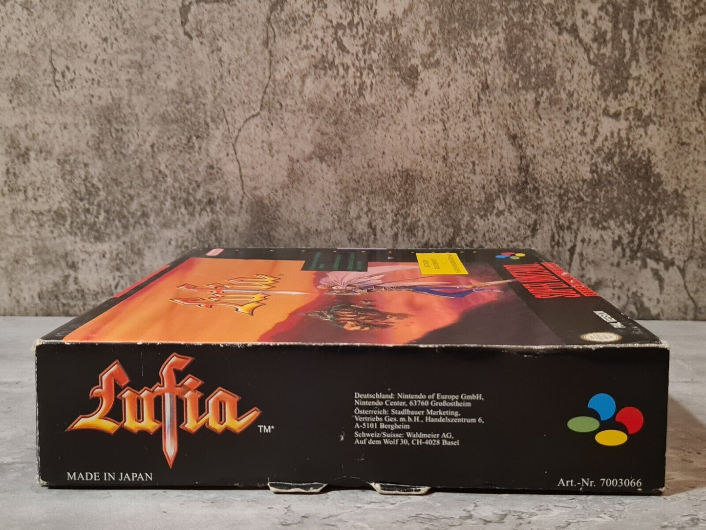 SNES Super Nintendo Lufia mit OVP und Spieleberater NOE Big Box - T-Retro-Games
