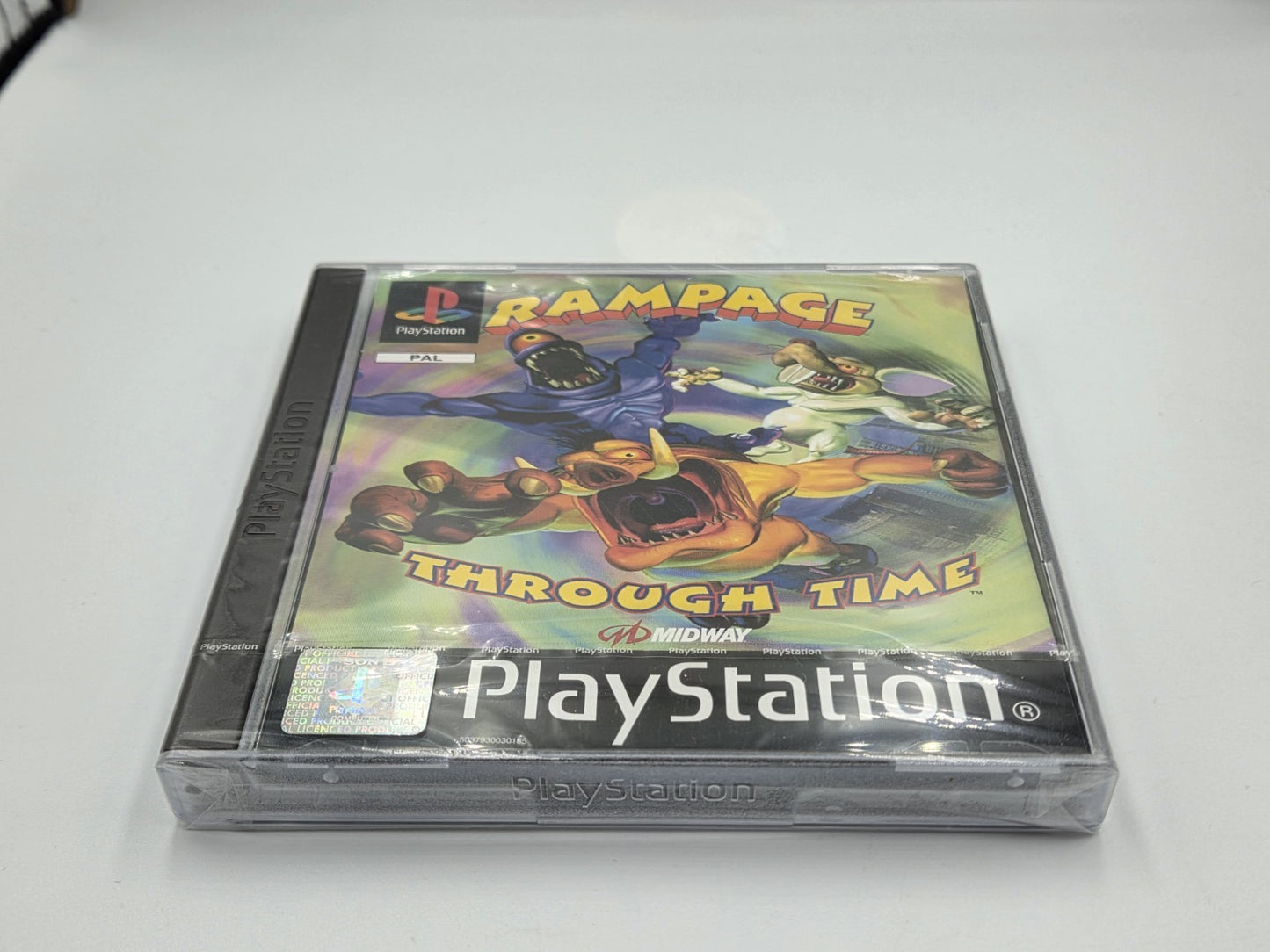 PS1 Playstation 1 Rampage Through Time Sealed Neu New Multilingual