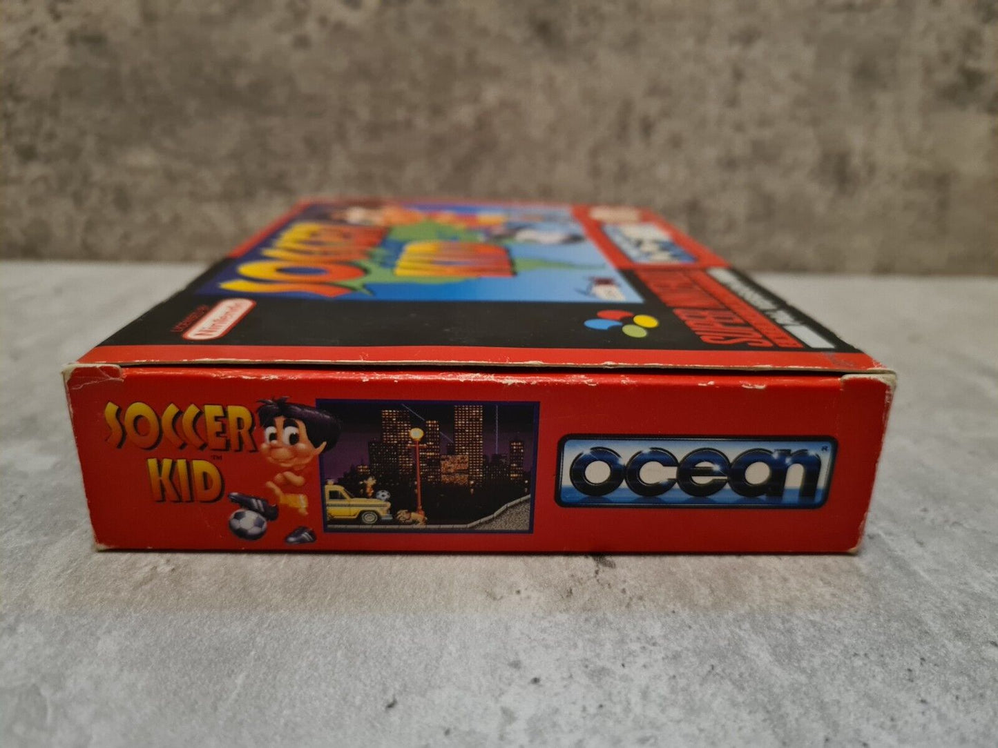 SNES Super Nintendo Soccer Kid mit OVP und Anleitung NOE - T-Retro-Games