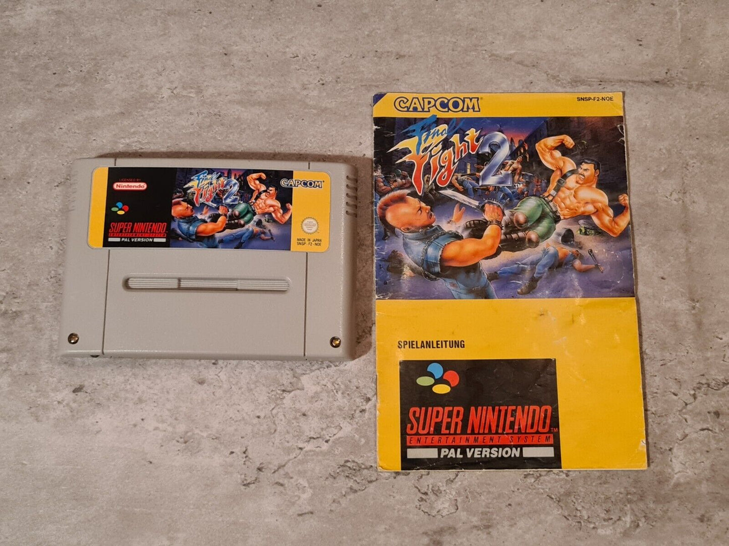 SNES Super Nintendo Final Fight 2 mit OVP und Anleitung NOE - T-Retro-Games