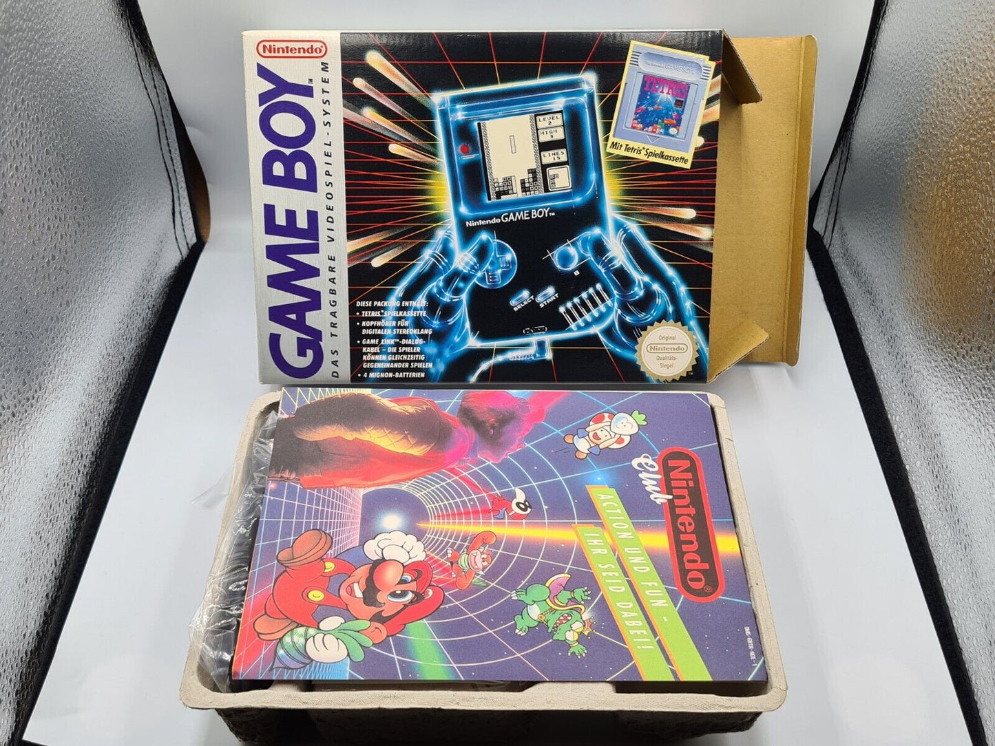 Nintendo Game Boy Classic Konsole Console Tetris OVP NOE Deutsch - T-Retro-Games