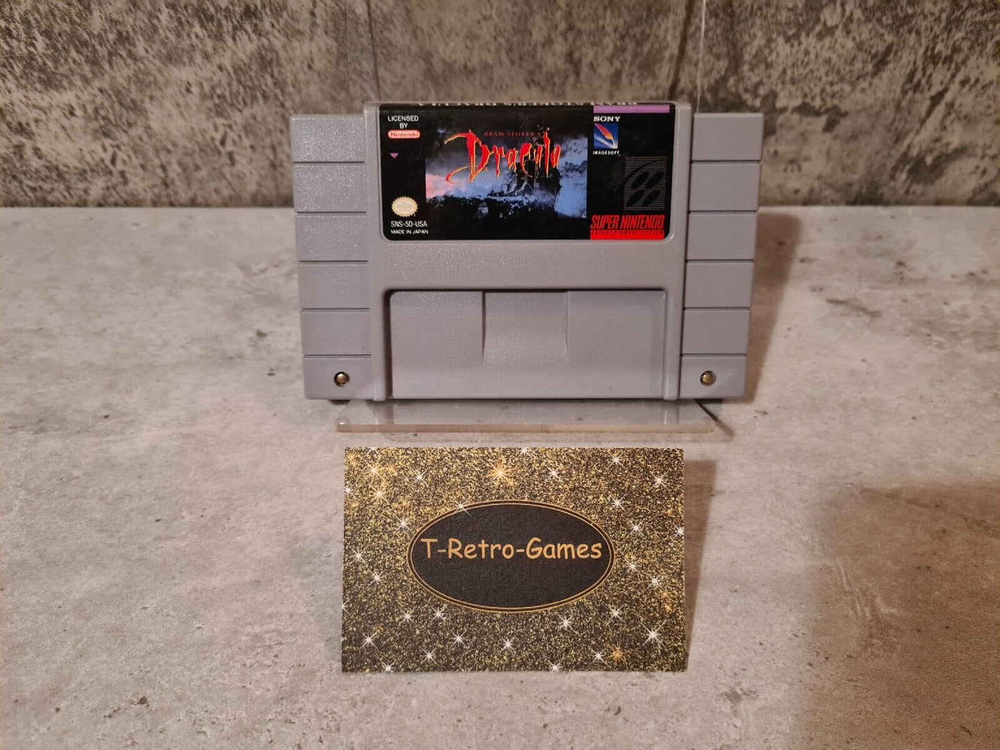 SNES Super Nintendo Bram Stoker's Dracula NTSC USA Modul - T-Retro-Games