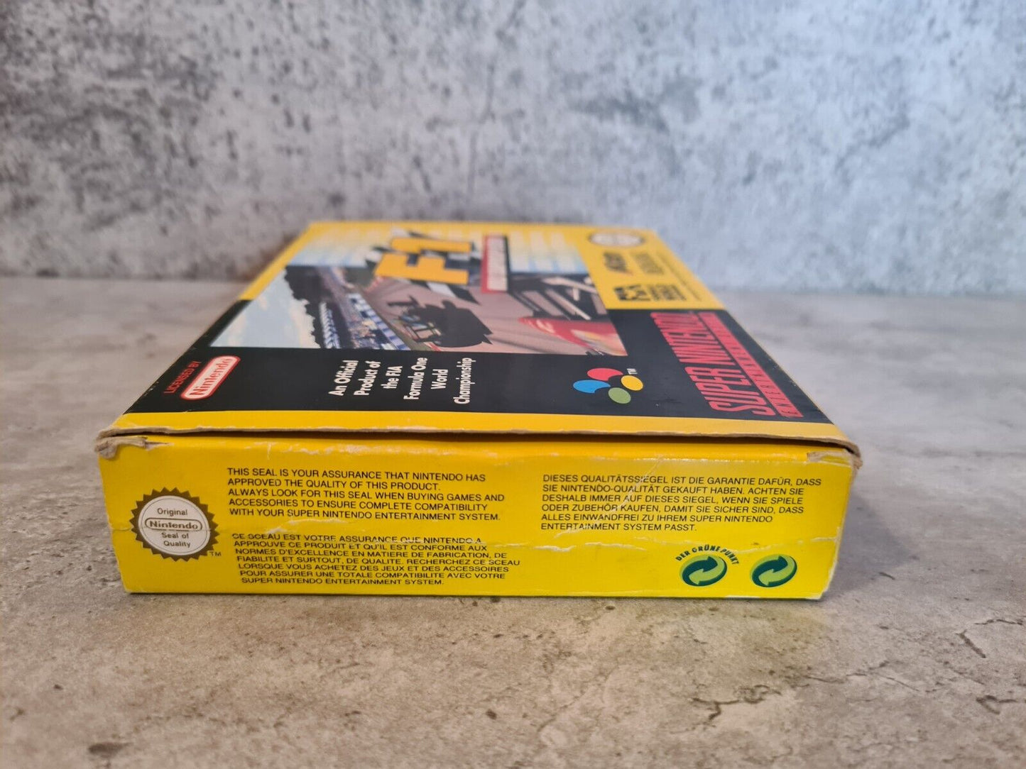 SNES Super Nintendo F1 World Championship Edition mit OVP und Anleitung EUR - T-Retro-Games