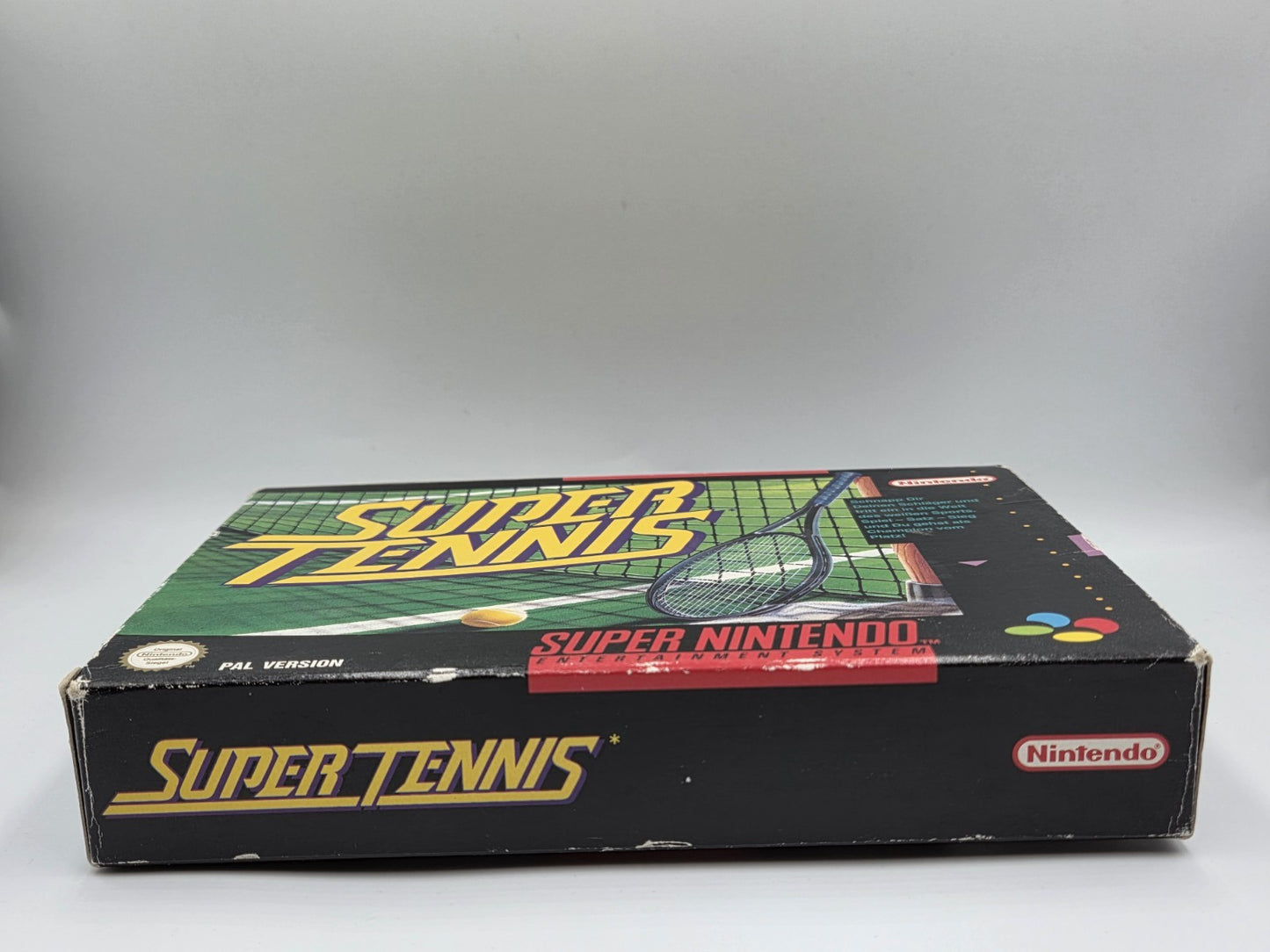 SNES Super Nintendo Super Tennis mit OVP und Anleitung NOE
